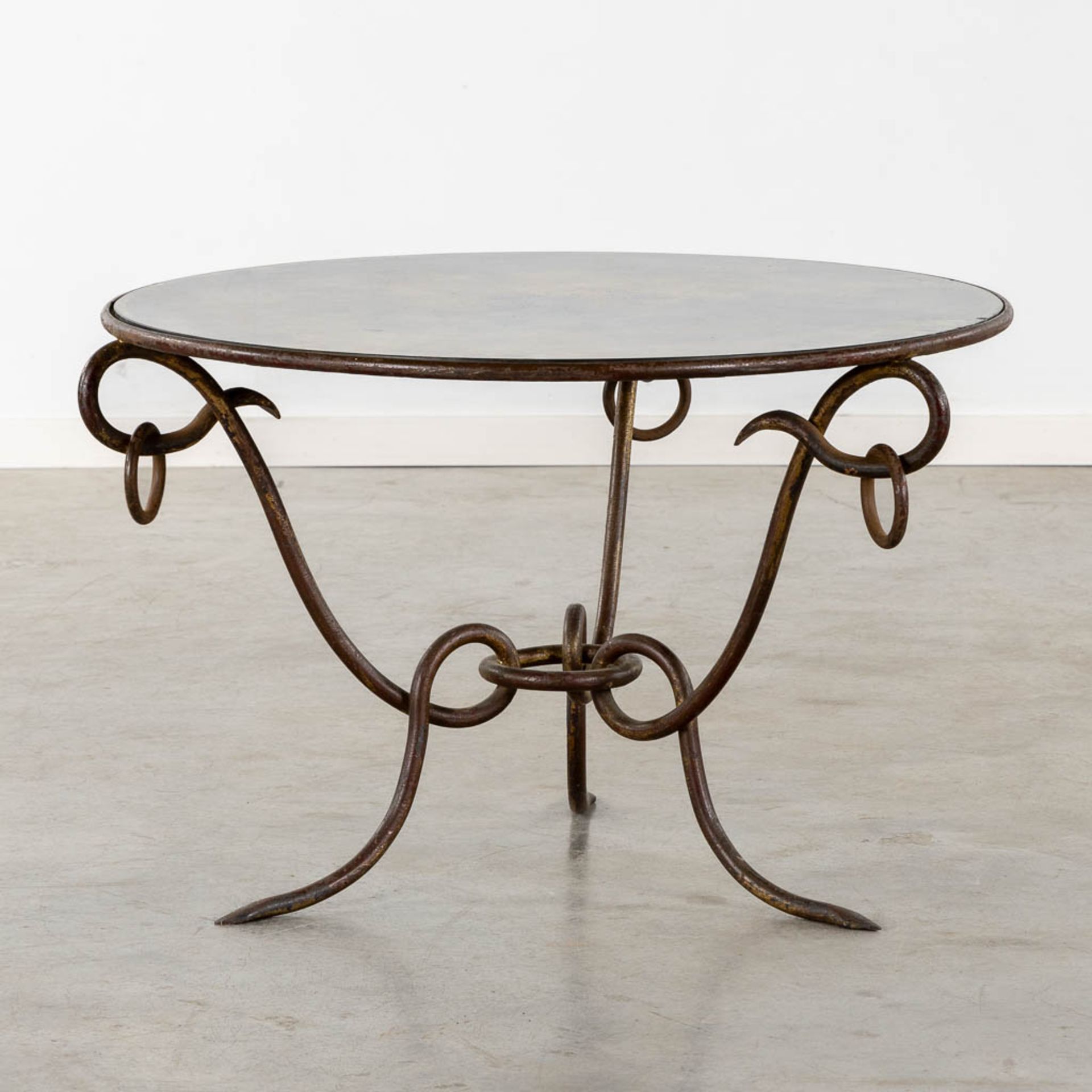 René DROUET (1899-1993) 'Round cofee table' (H:53 x D:84 cm) - Bild 4 aus 11