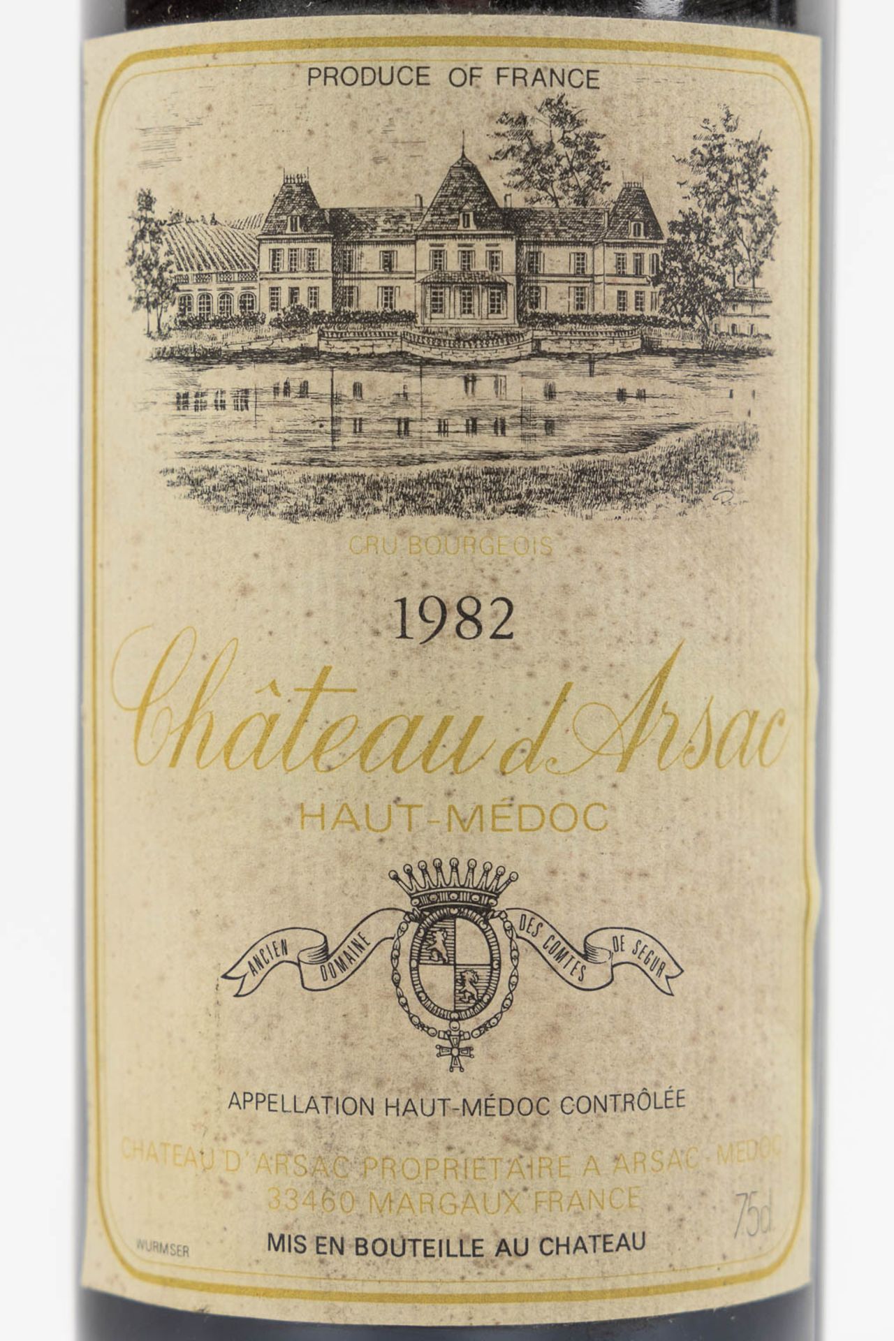 1982 Château d'Arsac, 12 bottles. - Image 3 of 3