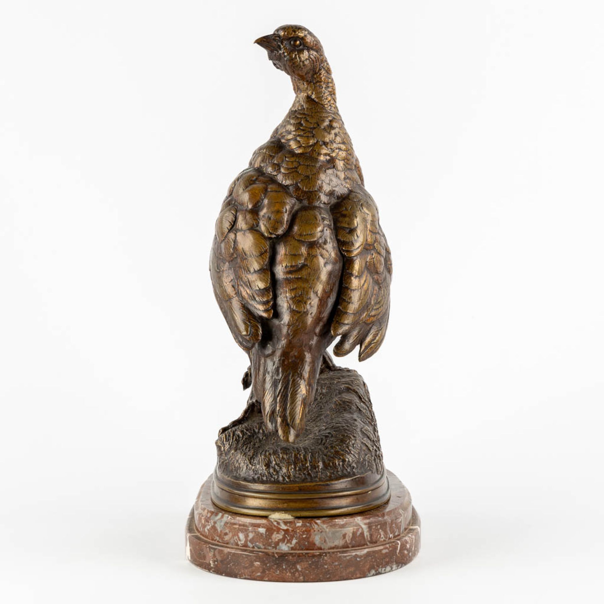 Ferdinand PAUTROT (1832-1874) 'Partridge', patinated bronze. (L:17 x W:27 x H:38 cm) - Image 6 of 10