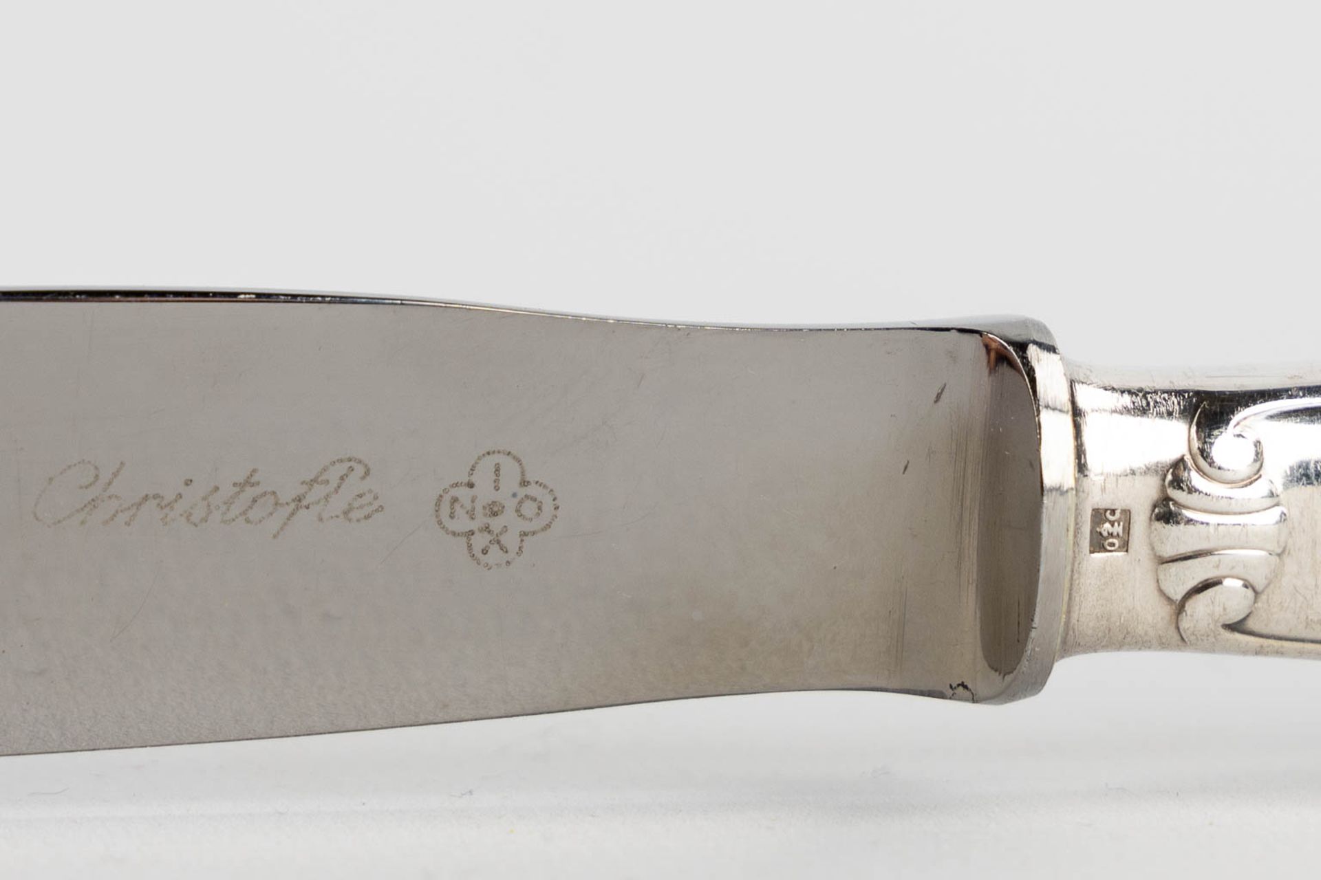 Christofle Vendome, 61-piece silver-plated cutlery in a storage box. (L:30 x W:39 x H:25 cm) - Bild 8 aus 16