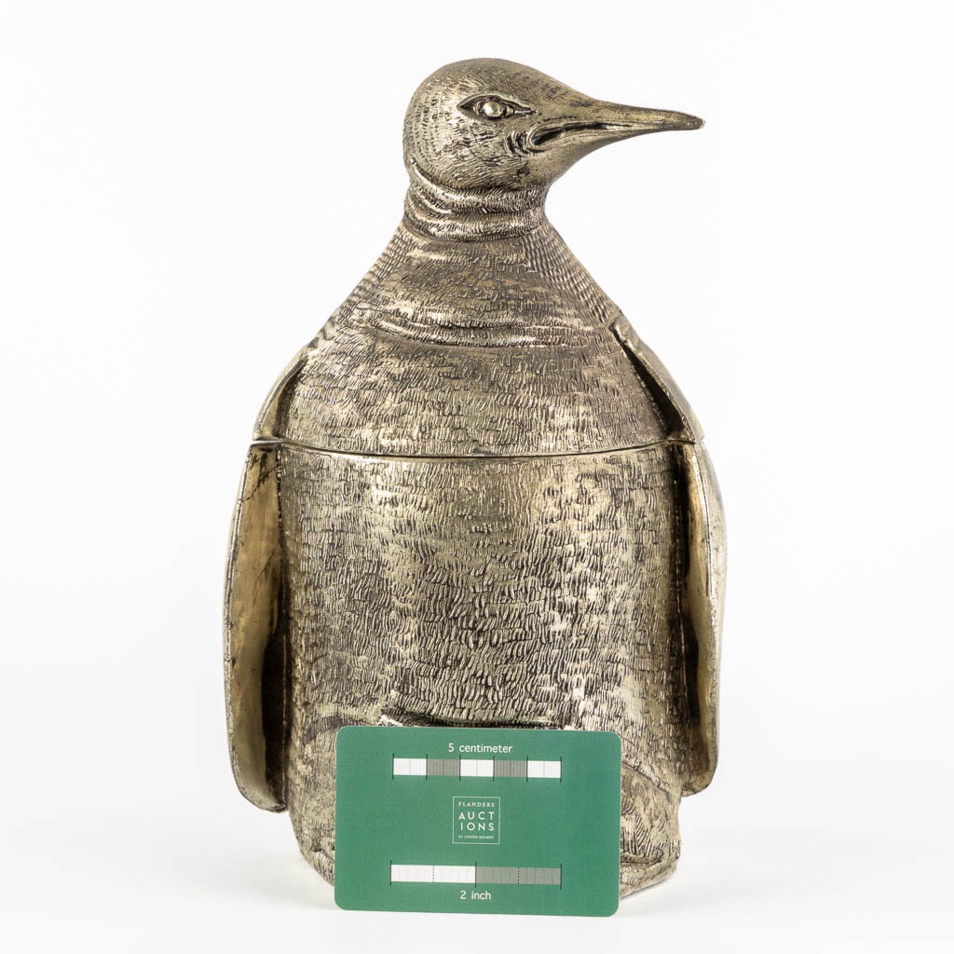 Mauro MANETTI (XX) 'Penguin' an ice pail. (L:15 x W:15,5 x H:26 cm) - Bild 2 aus 12