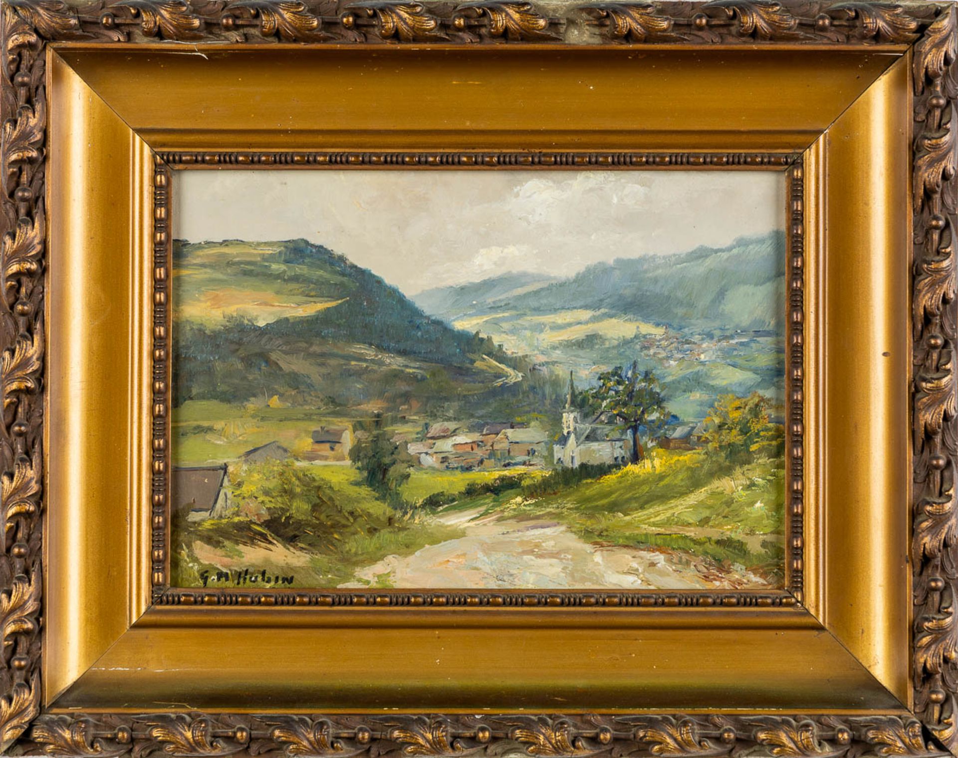 Gilbert Maurice HUBIN (1904-1982) 'Two Landscapes' oil on board. 1927. (W:32 x H:23 cm) - Bild 3 aus 12