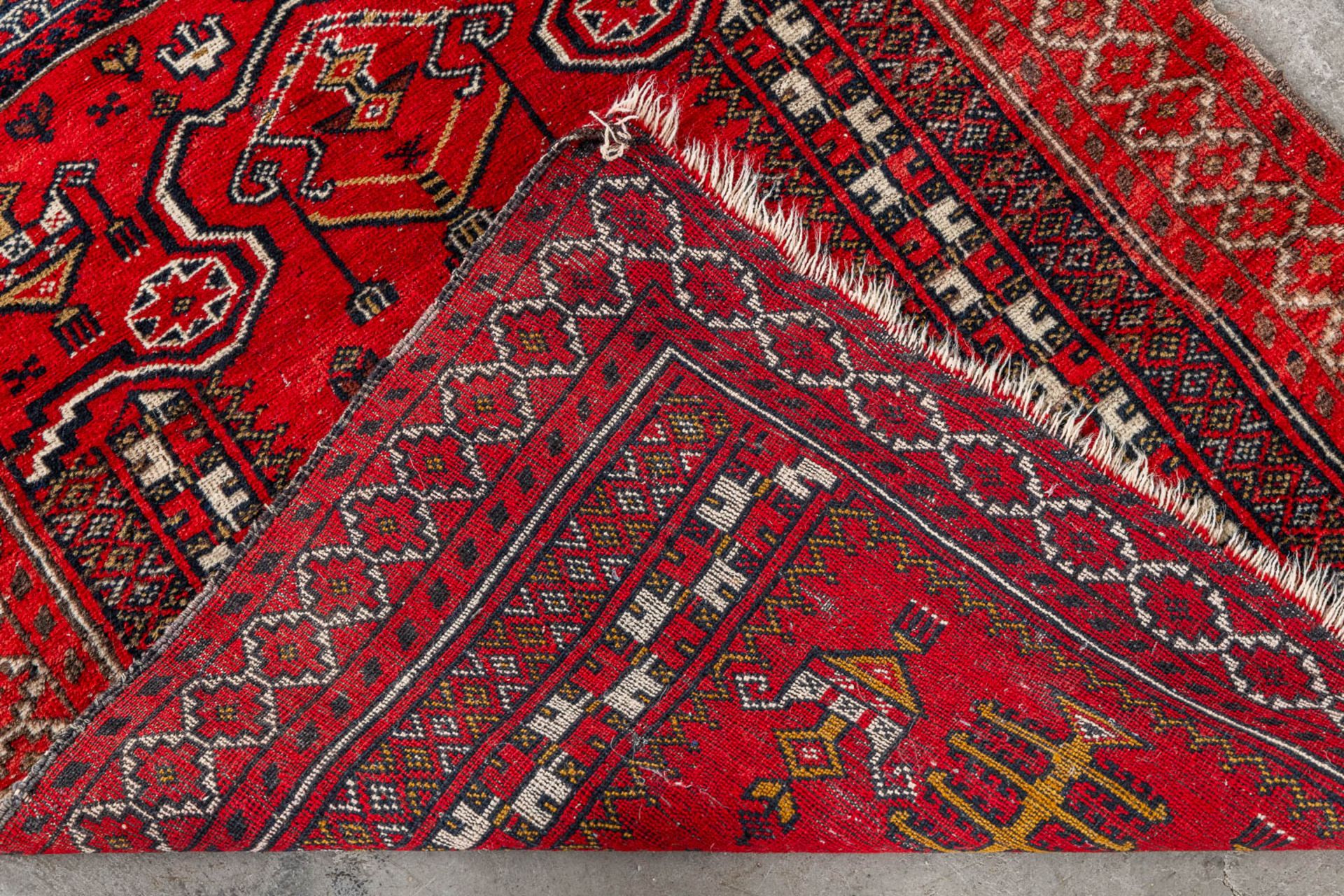 An Oriental hand-made carpet, Bellutch, Prayer rug. (L:130 x W:83 cm) - Bild 8 aus 8