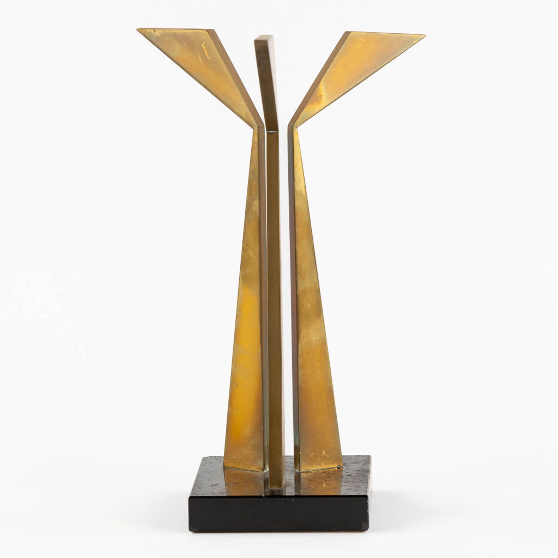 Nicolas TIMAR (1939) 'Two sculptures' polished bronze. (H:30,5 cm) - Image 12 of 19