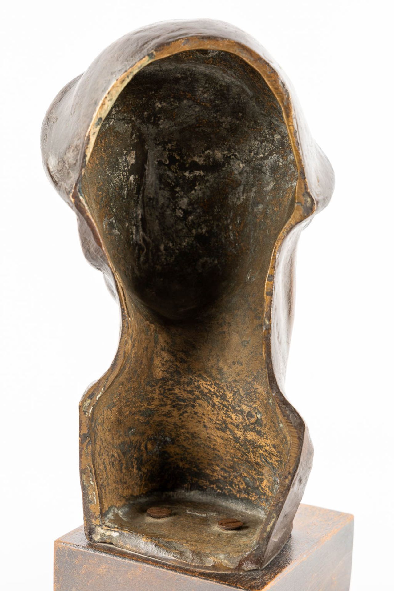 Georges WASTERLAIN (1889-1963) 'Mineur' patinated bronze. (L:11 x W:13 x H:26,5 cm) - Bild 11 aus 11