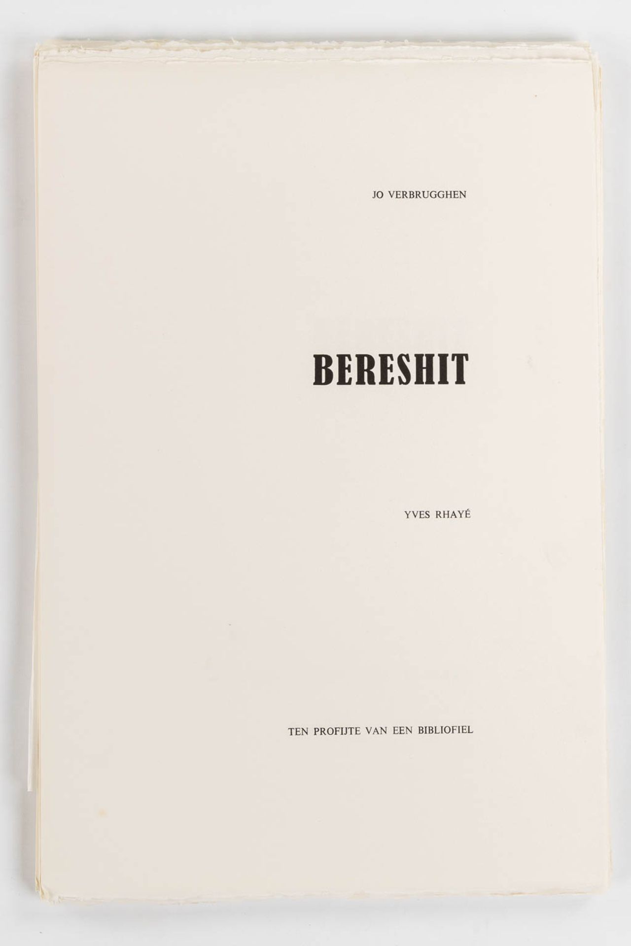 Yves RHAYÉ (1936-1995) 'Bereshit' A collection of poems and 14 serigraphs. 29/30. (L:4 x W:41 x H:64 - Image 5 of 20