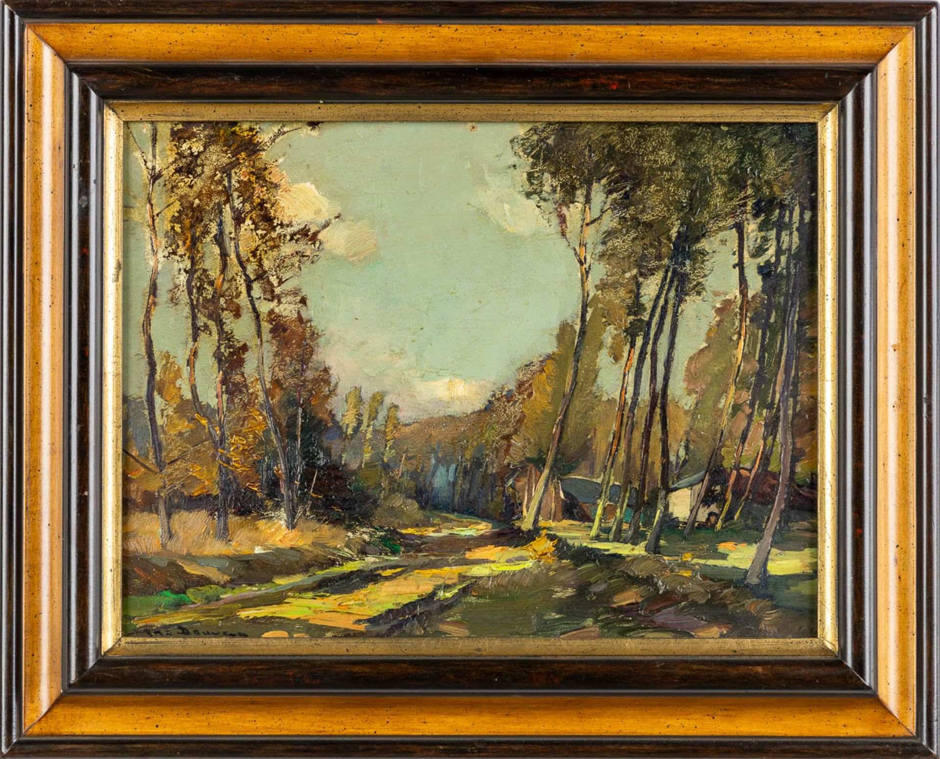 Jacques DOUVEN (1908-2002) 'Two Landscapes' oil on canvas. (W:40 x H:30 cm) - Image 3 of 15