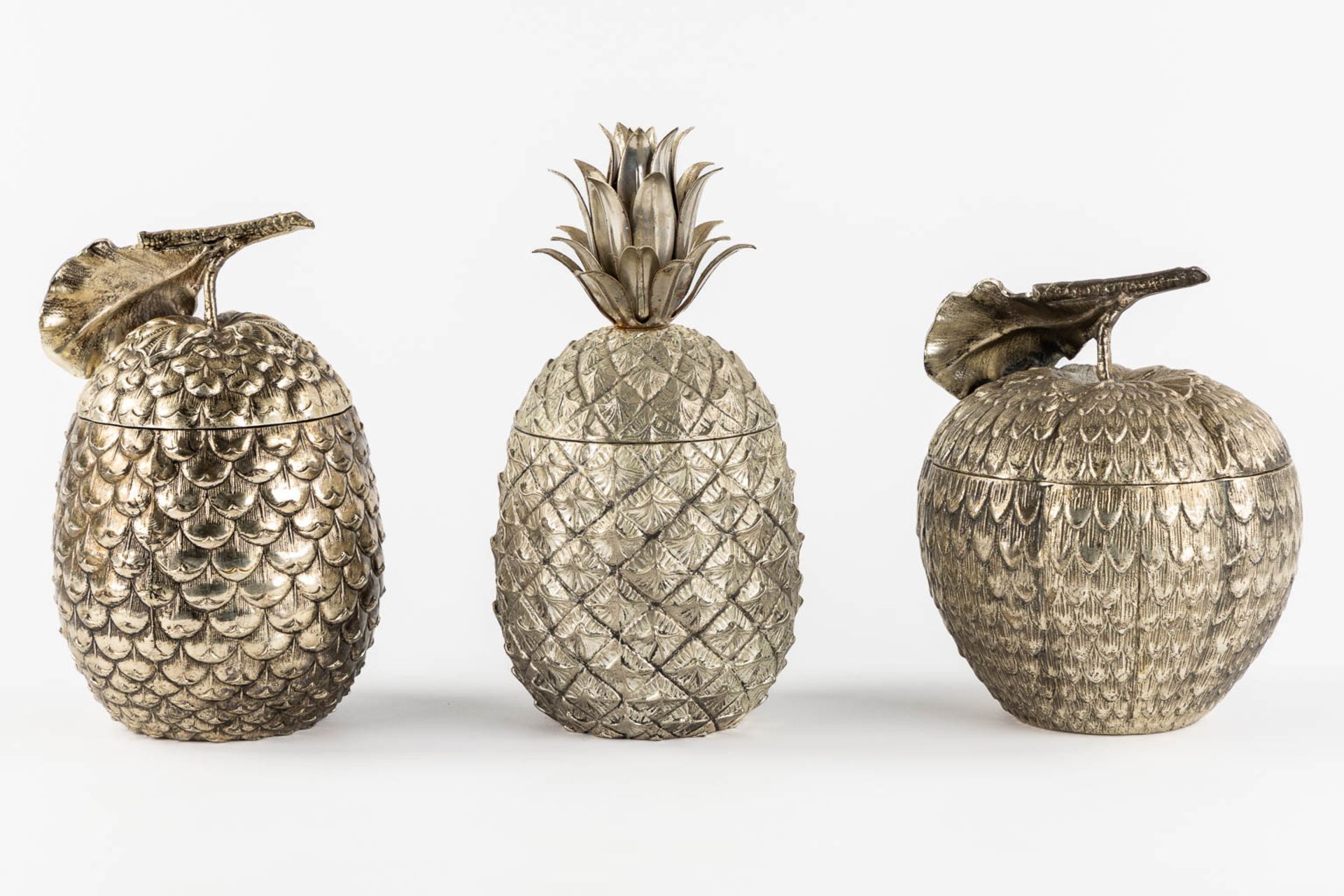 Mauro MANETTI (1946) 'Three ice pails' Pineapple, Acorn and Apple. (H:26,5 x D:13 cm) - Bild 5 aus 11