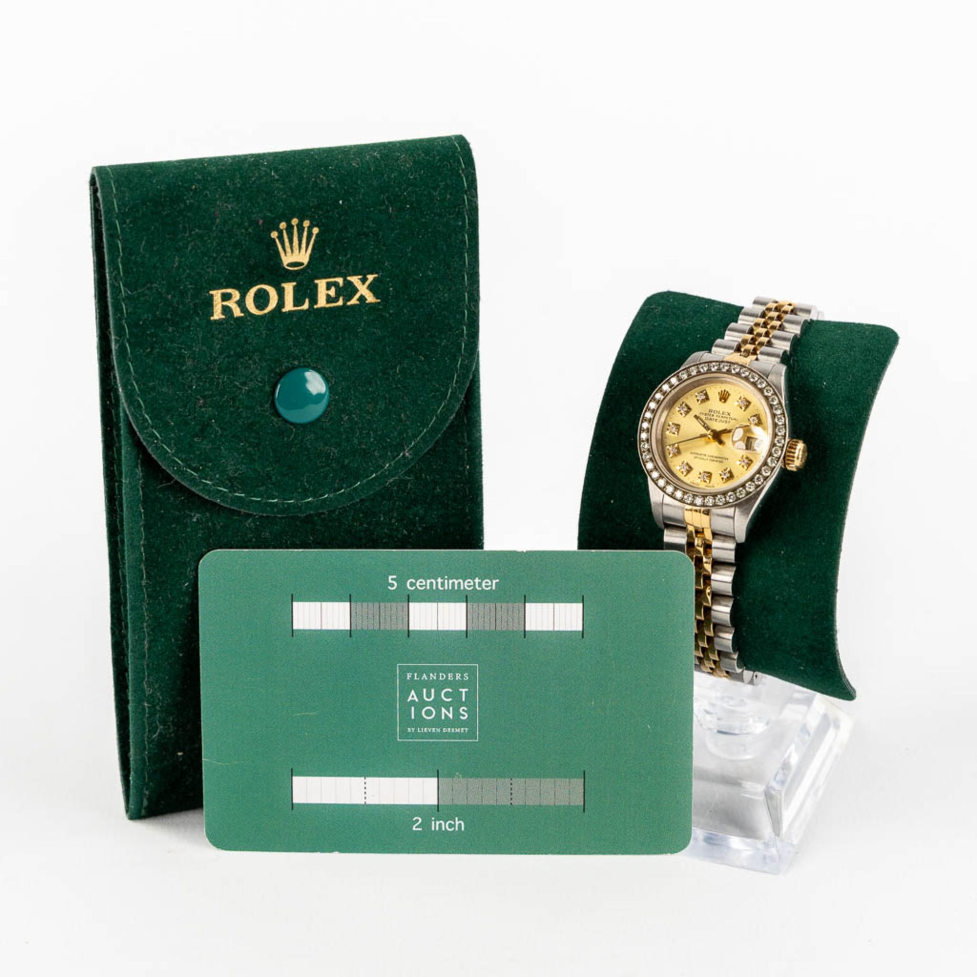 Rolex 69173 'Ladies Datejust', diamond dial and aftermarket Diamond bezel. 26,5mm. (D:2,65 cm) - Image 2 of 12