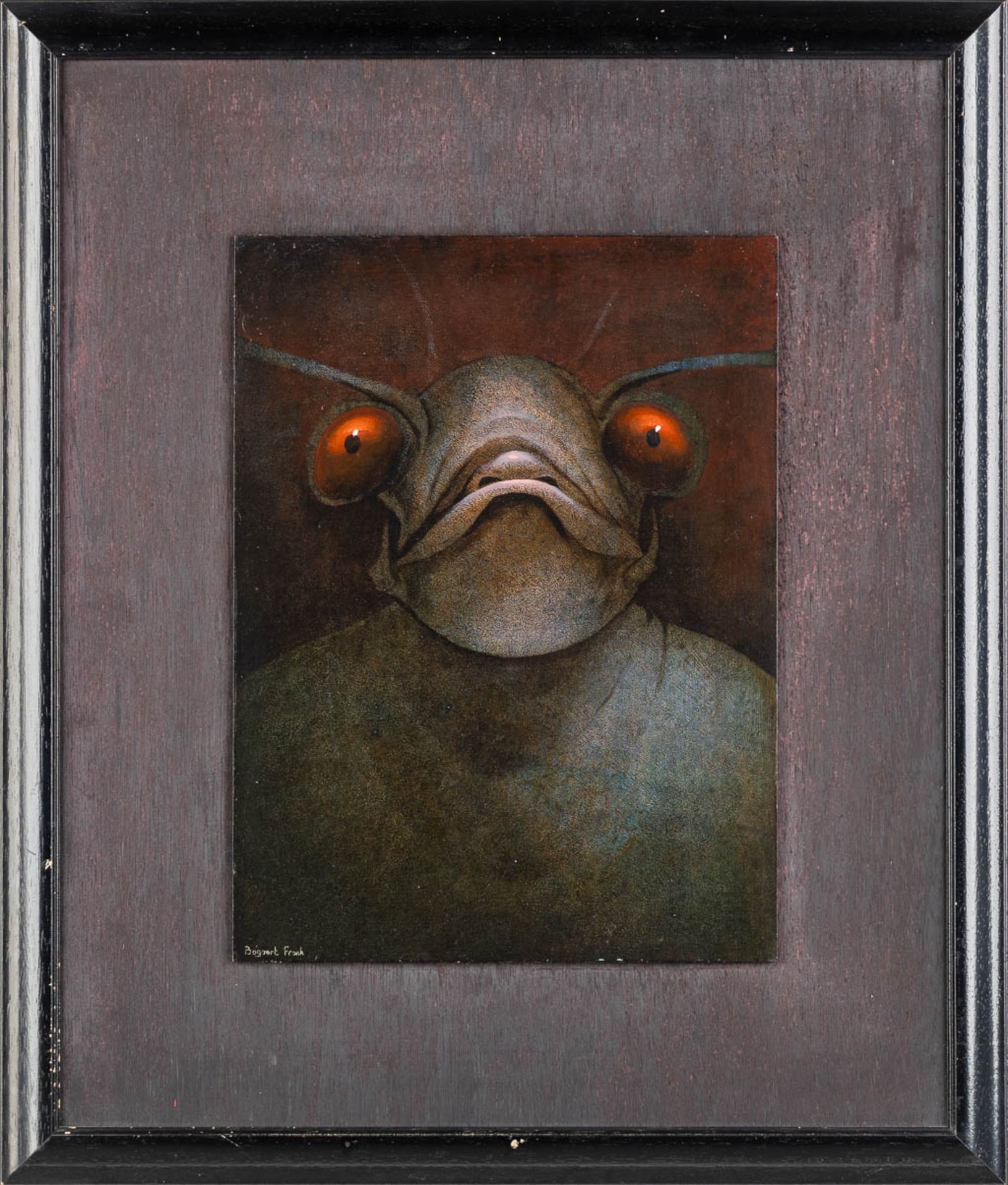 Frank BOGAERT (1950-2014) 'Insect' oil on panel. (W:30 x H:40 cm) - Image 3 of 6