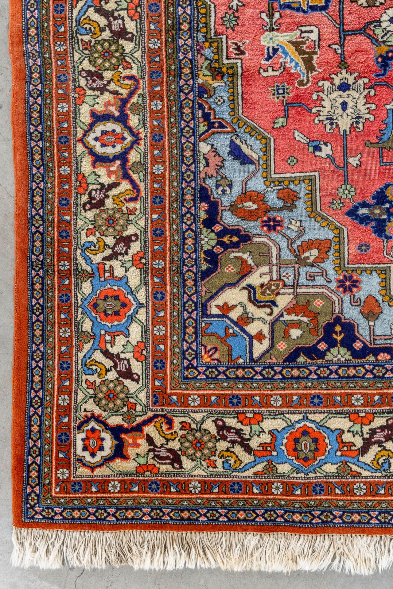An Oriental hand-made carpet, Ardebil. (L:277 x W:170 cm) - Image 5 of 7