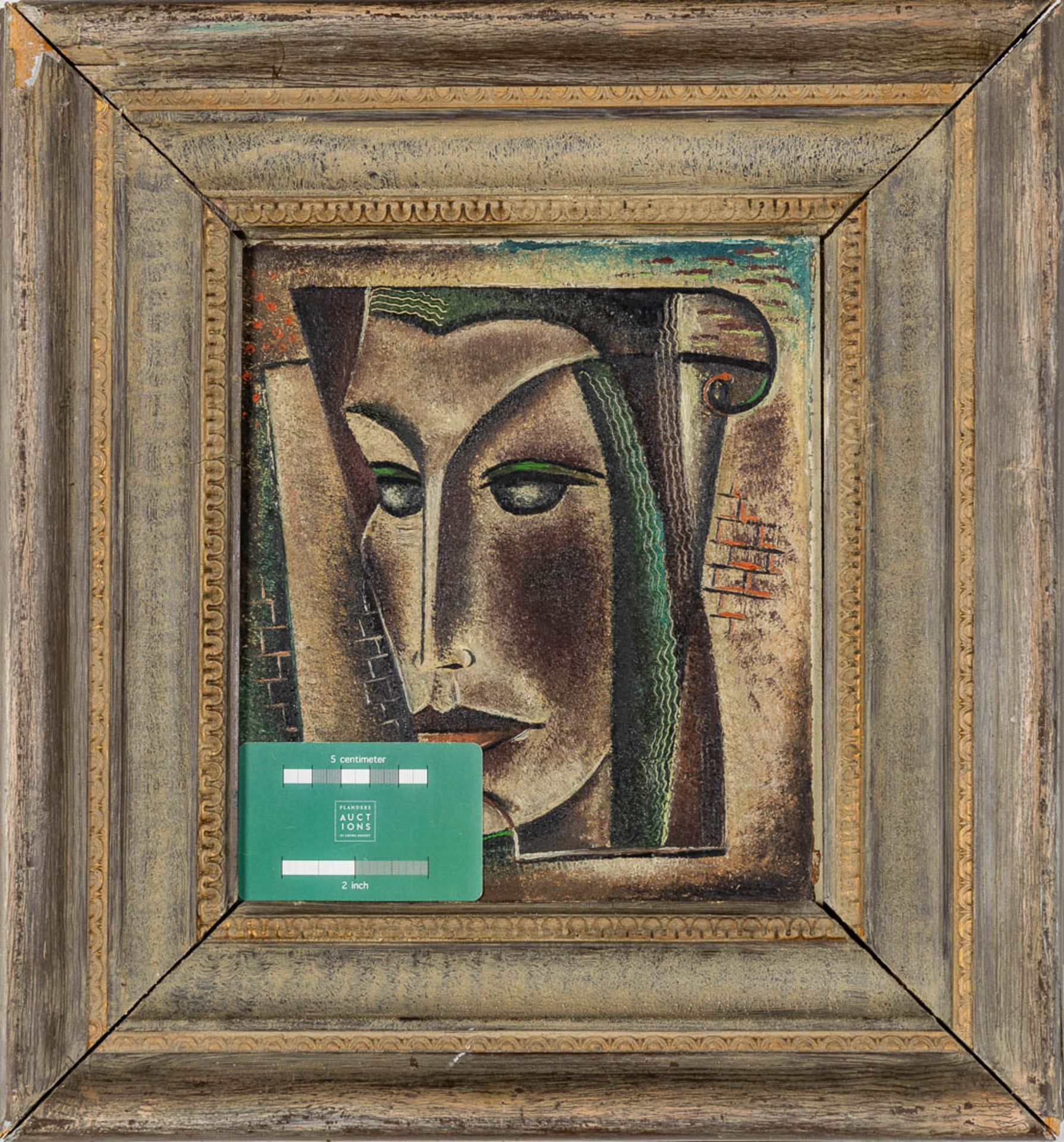 Reimond Jozef Peter KIMPE (1885-1970) 'Sujet Décoratif' oil on panel. (W:21 x H:24 cm) - Image 2 of 5
