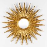 Deknudt, a large sunburst mirror. (D:80 cm)