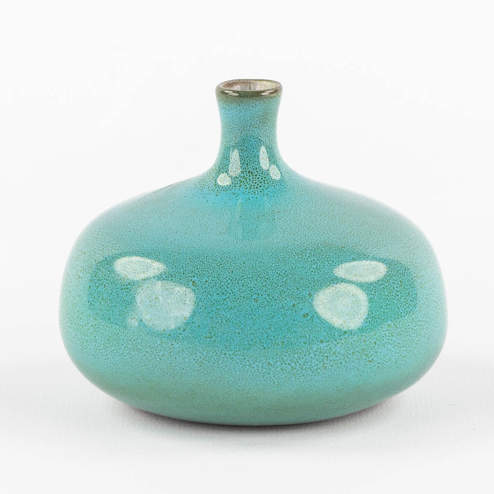 Jacques &amp; Dani RUELLAND (XX-XXI) 'Vase' glazed ceramics. (H:8 x D:10 cm)
