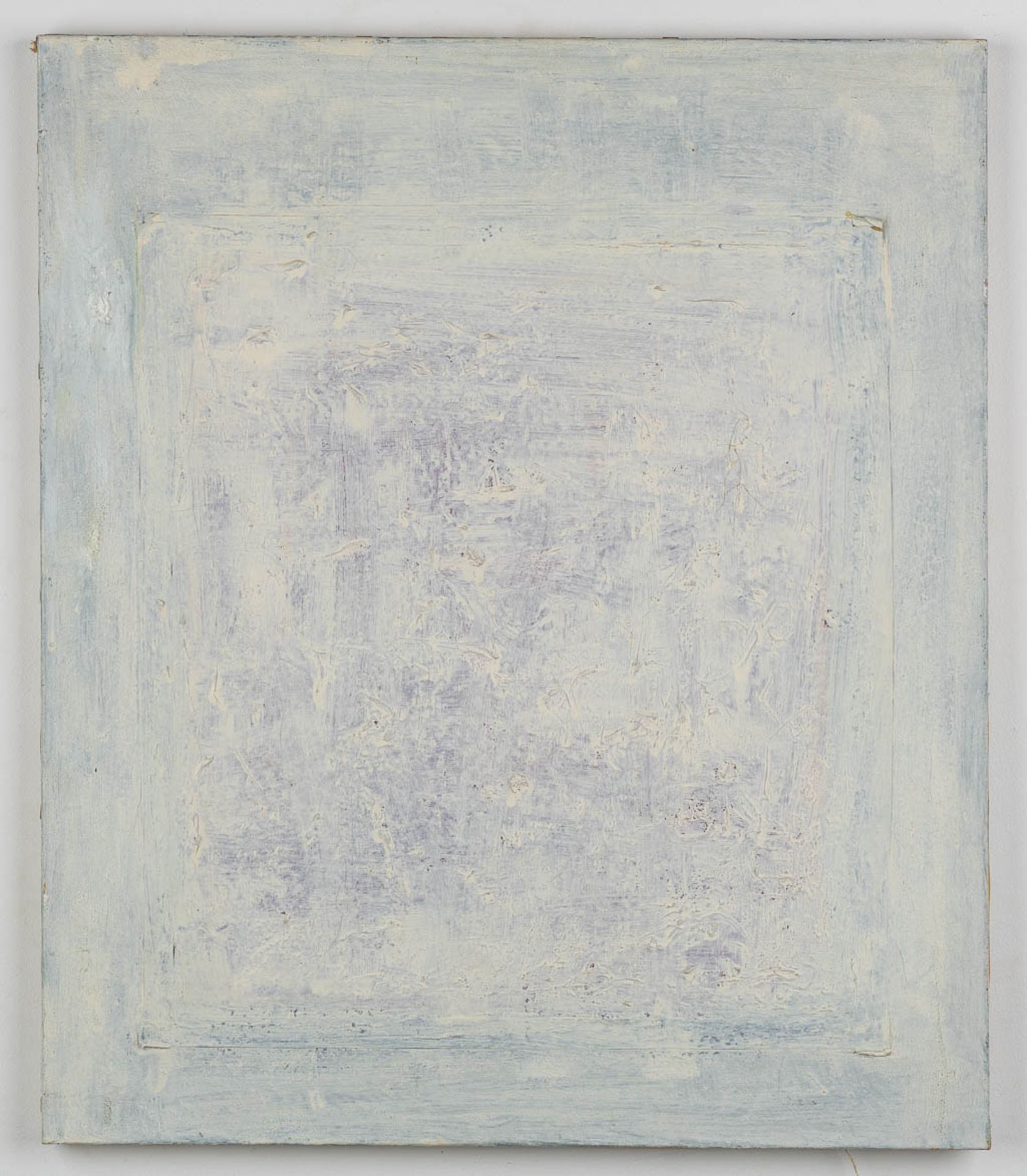 Huguette VAN DEN KIEBOOM (1931 - 2019) 'Abstract Wit' oil on canvas. (W:60 x H:70 cm) - Image 6 of 9