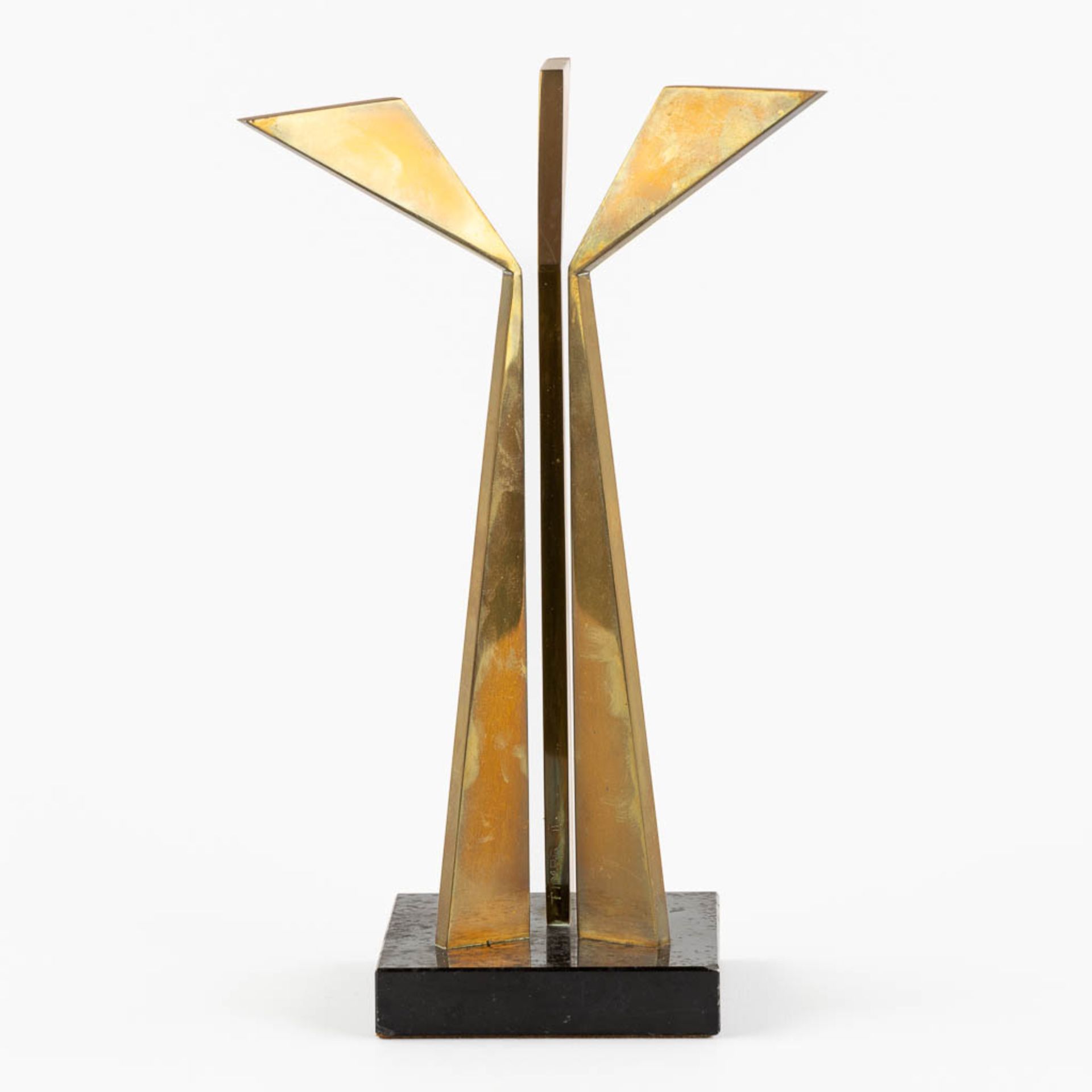 Nicolas TIMAR (1939) 'Two sculptures' polished bronze. (H:30,5 cm) - Image 14 of 19