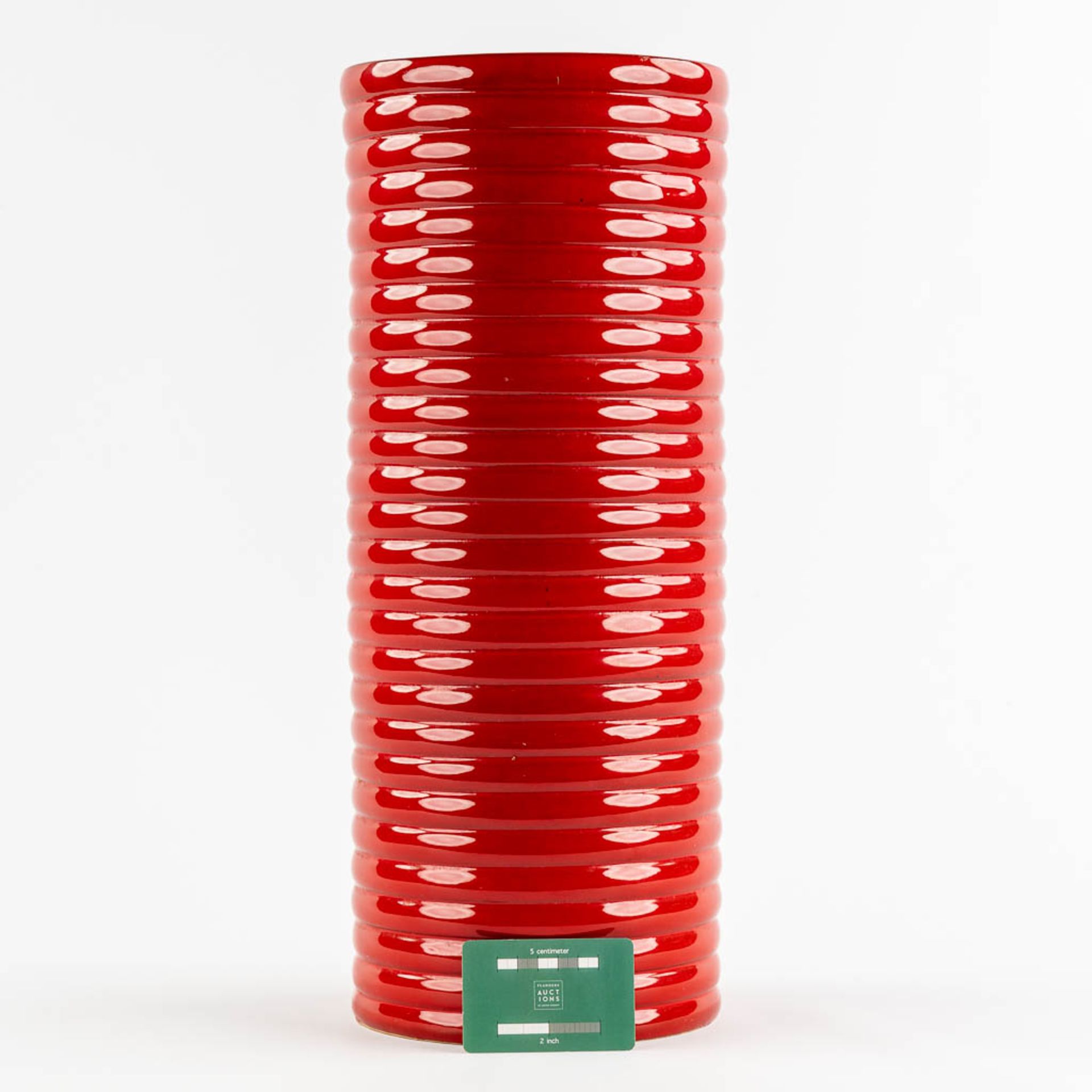 Bitossi, a vase, glazed ceramics. (H:49,5 x D:20 cm) - Image 2 of 9