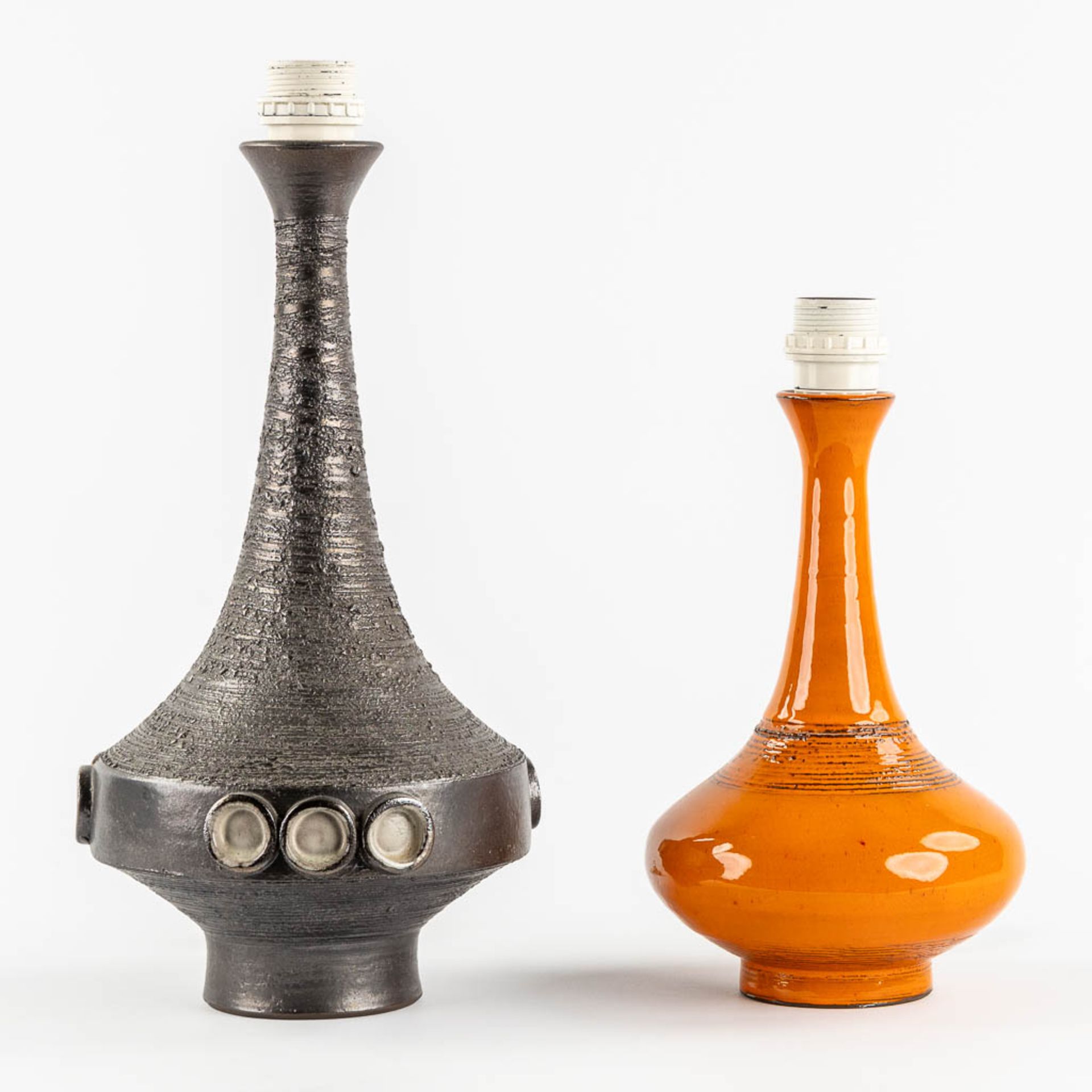 KERAMAR (XX) two table lamps. (H:42 x D:21 cm)