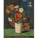 Floris JESPERS (1889-1965) 'Bloemenvaas' oil on canvas. (W:54 x H:67 cm)