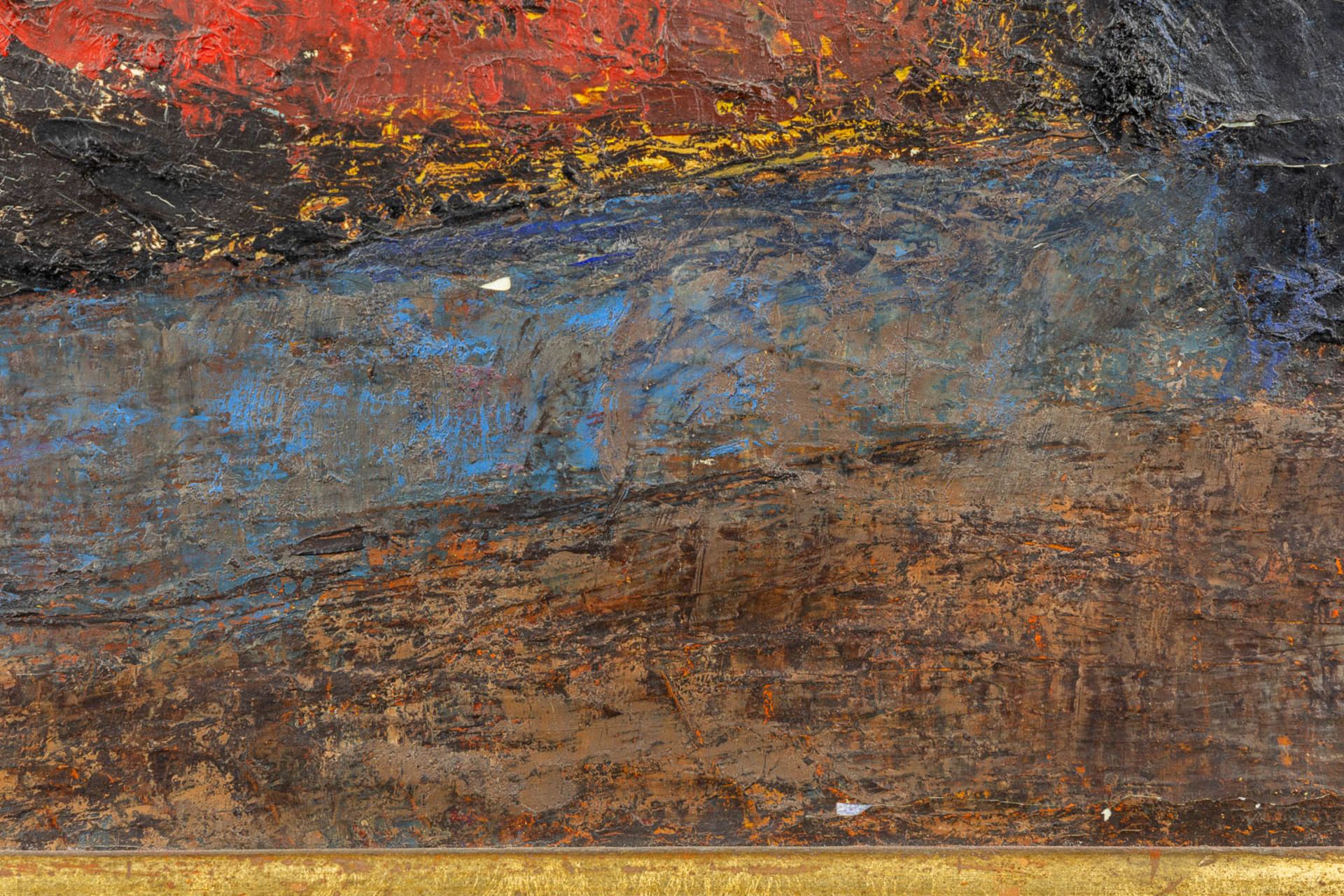 Daan THULLIEZ (1902-1965) 'Marine' oil on canvas. (W:75 x H:67 cm) - Image 7 of 10