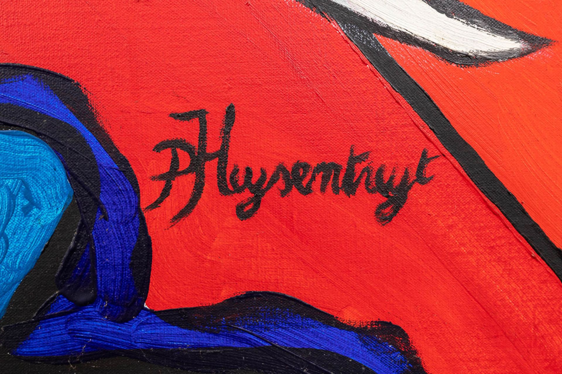 Piet HUYSENTRUYT (1962) 'Abstract' Acrylic on canvas. (W:120 x H:180 cm) - Bild 8 aus 9