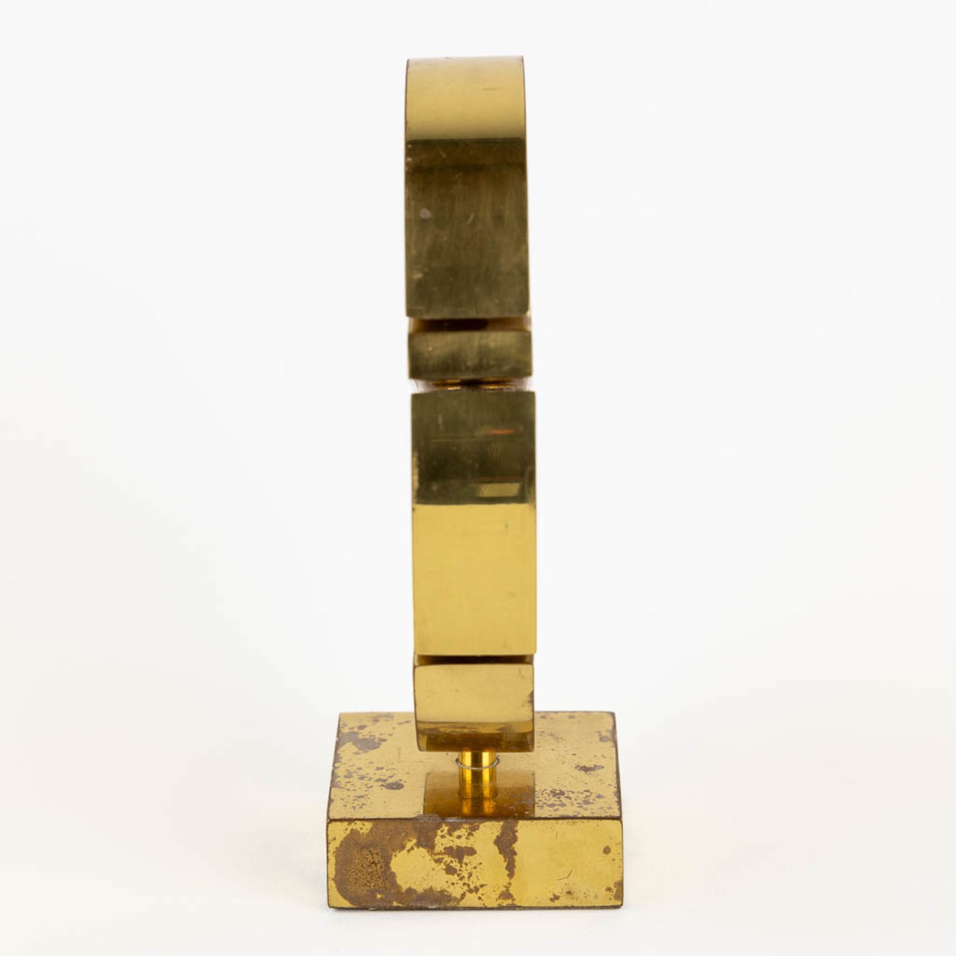 Nicolas TIMAR (1939) 'Revolving sculpture' polished bronze. (H:16,5 x D:14 cm) - Bild 5 aus 10