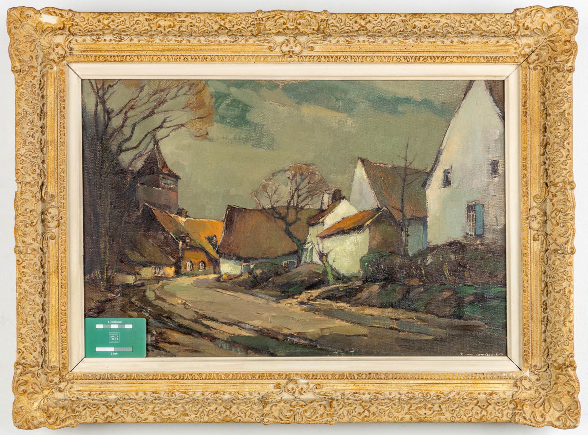 Jacques DOUVEN (1908-2002) 'Zicht Te Halen' oil on canvas. (W:60 x H:40 cm) - Image 2 of 9