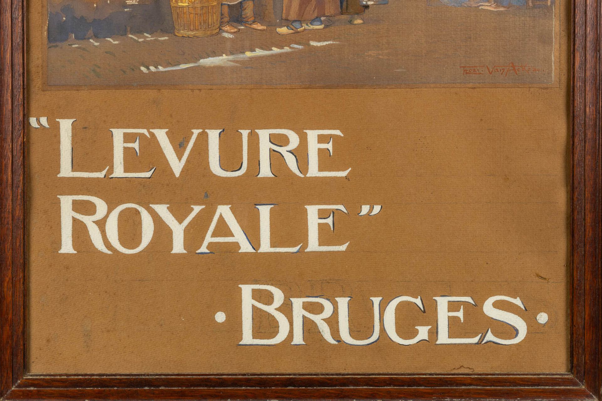 Flori VAN ACKER (1858-1940) &quot;Levure Royale Bruges&quot;. (W:56 x H:72 cm) - Image 5 of 7