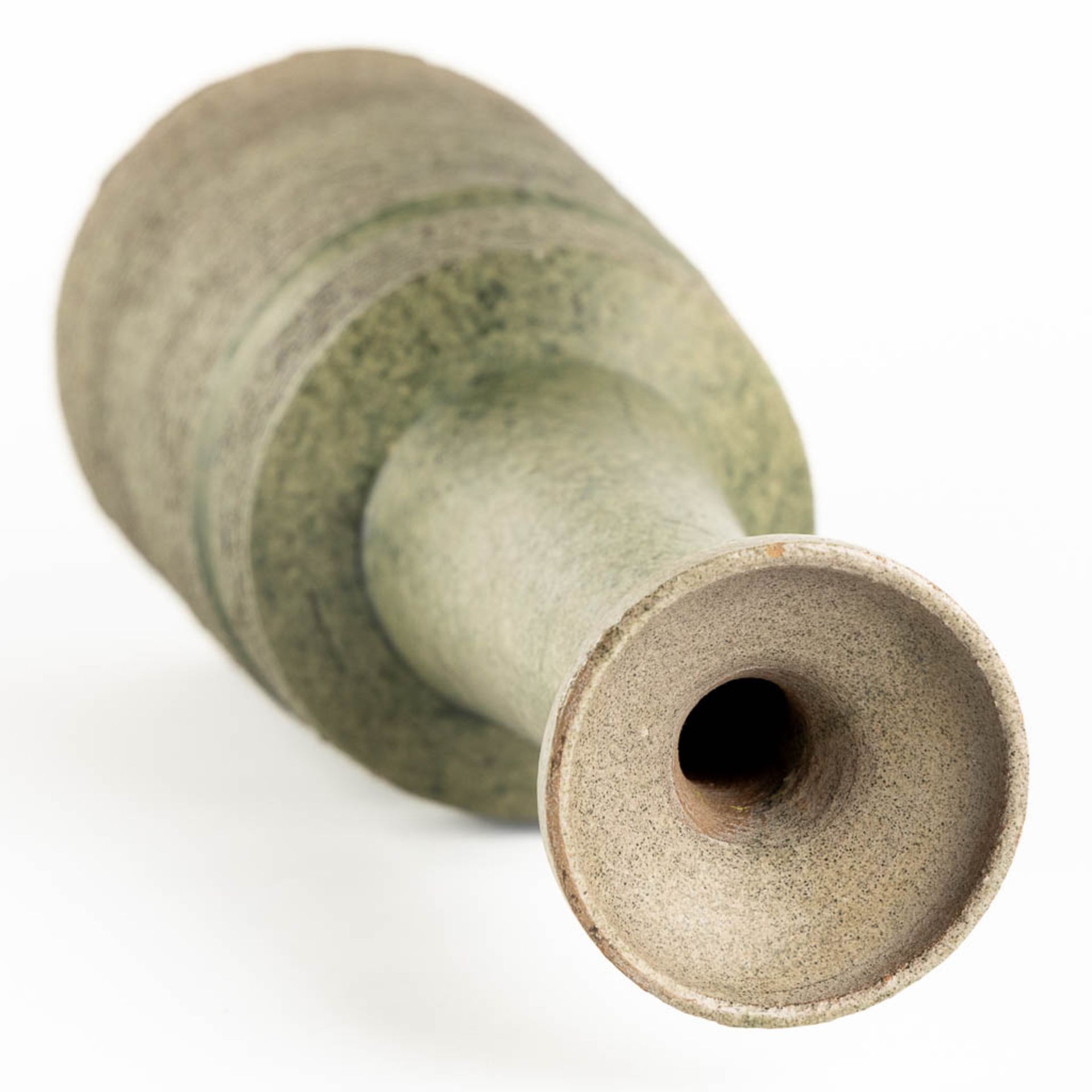 Amphora or Keramar, a large green vase, glazed ceramics. (H:53 x D:14 cm) - Bild 10 aus 10