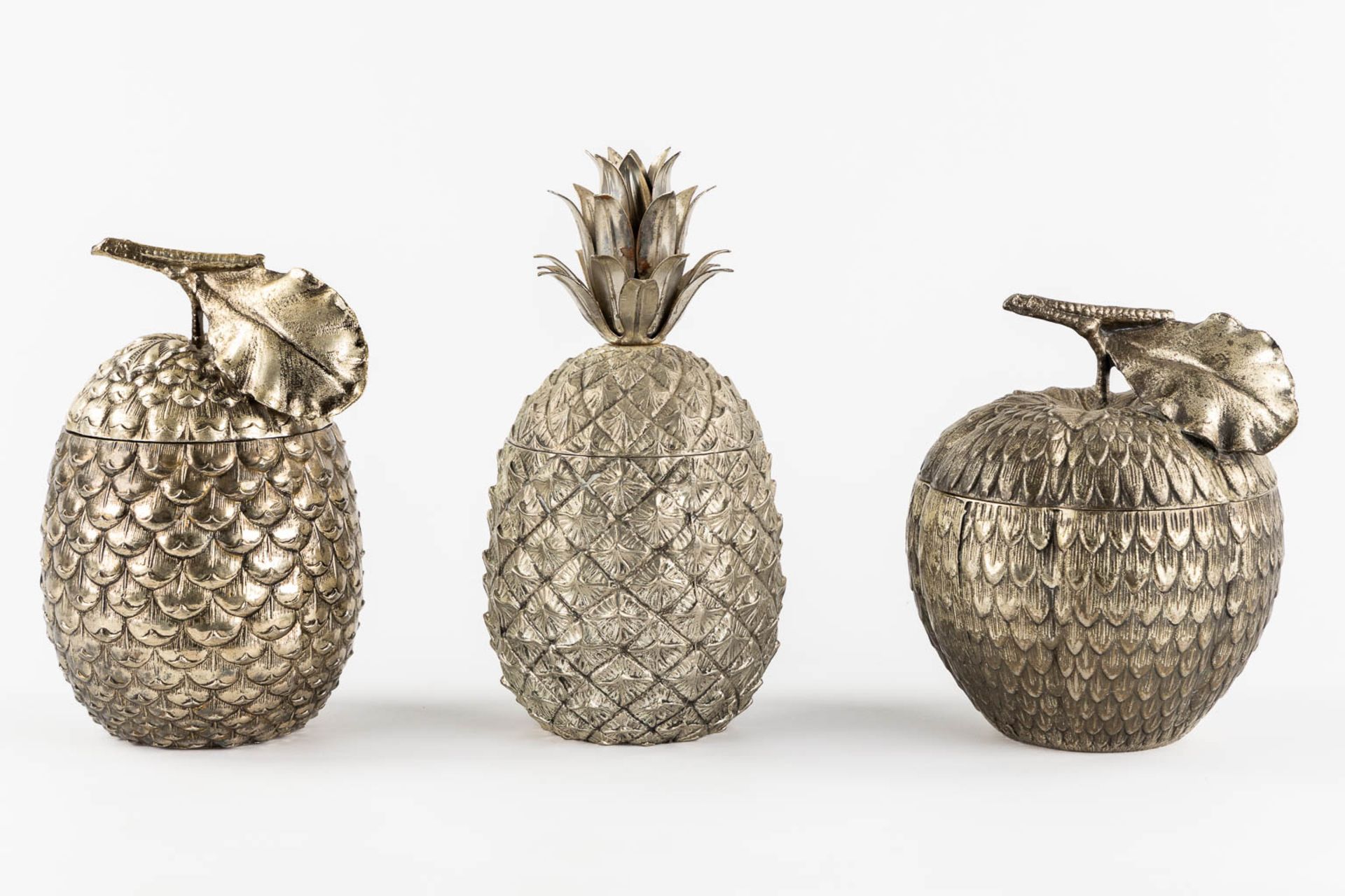 Mauro MANETTI (1946) 'Three ice pails' Pineapple, Acorn and Apple. (H:26,5 x D:13 cm) - Bild 3 aus 11