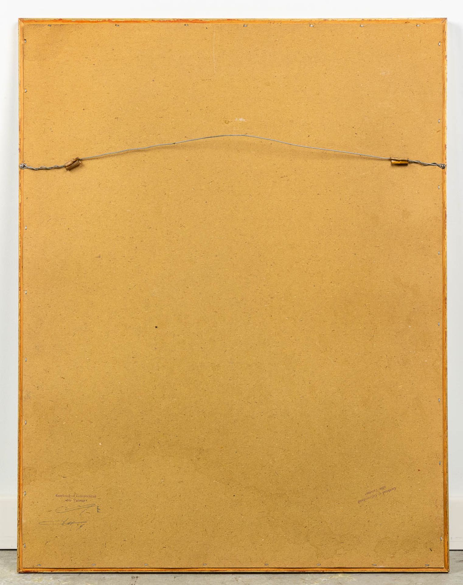 Frans MASEREEL (1889-1972) 'Ere Aan Verhaeren' een houtsnede. 1955. (W:32 x H:45 cm) - Image 7 of 8