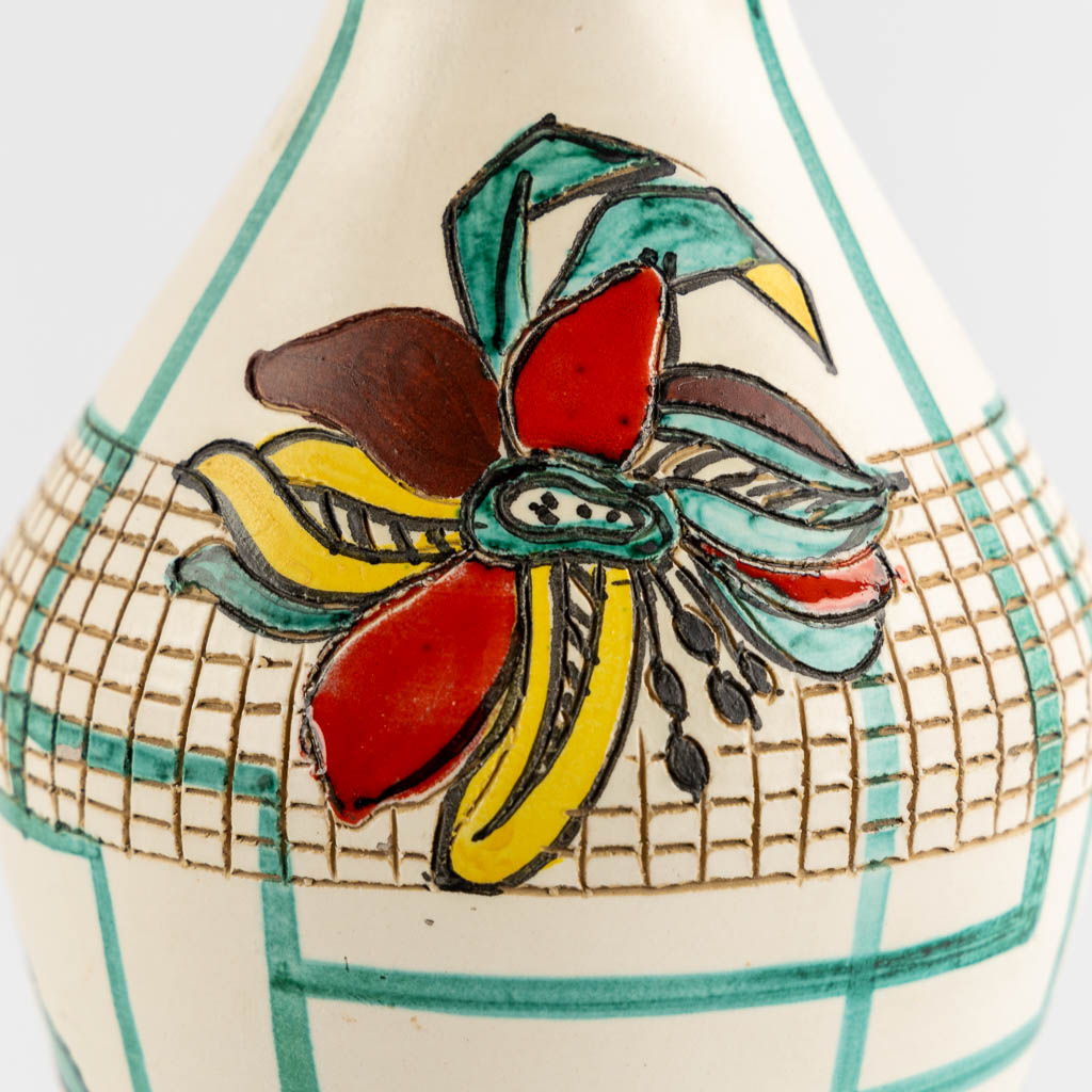 Volpi Deruta, two ceramic vases. Italy, circa 1950. (H:33 cm) - Image 11 of 12