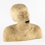 Erica CHAFFART (1943) 'Bust Of A Man' terracotta. (L:27 x W:37 x H:33 cm)