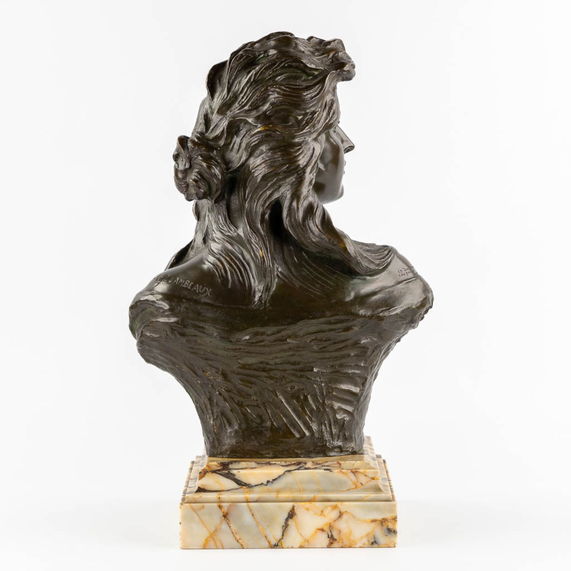 Jef LAMBEAUX (1852-1908) 'La Fierté' patinated bronze. (L:20 x W:35 x H:47 cm) - Bild 5 aus 10