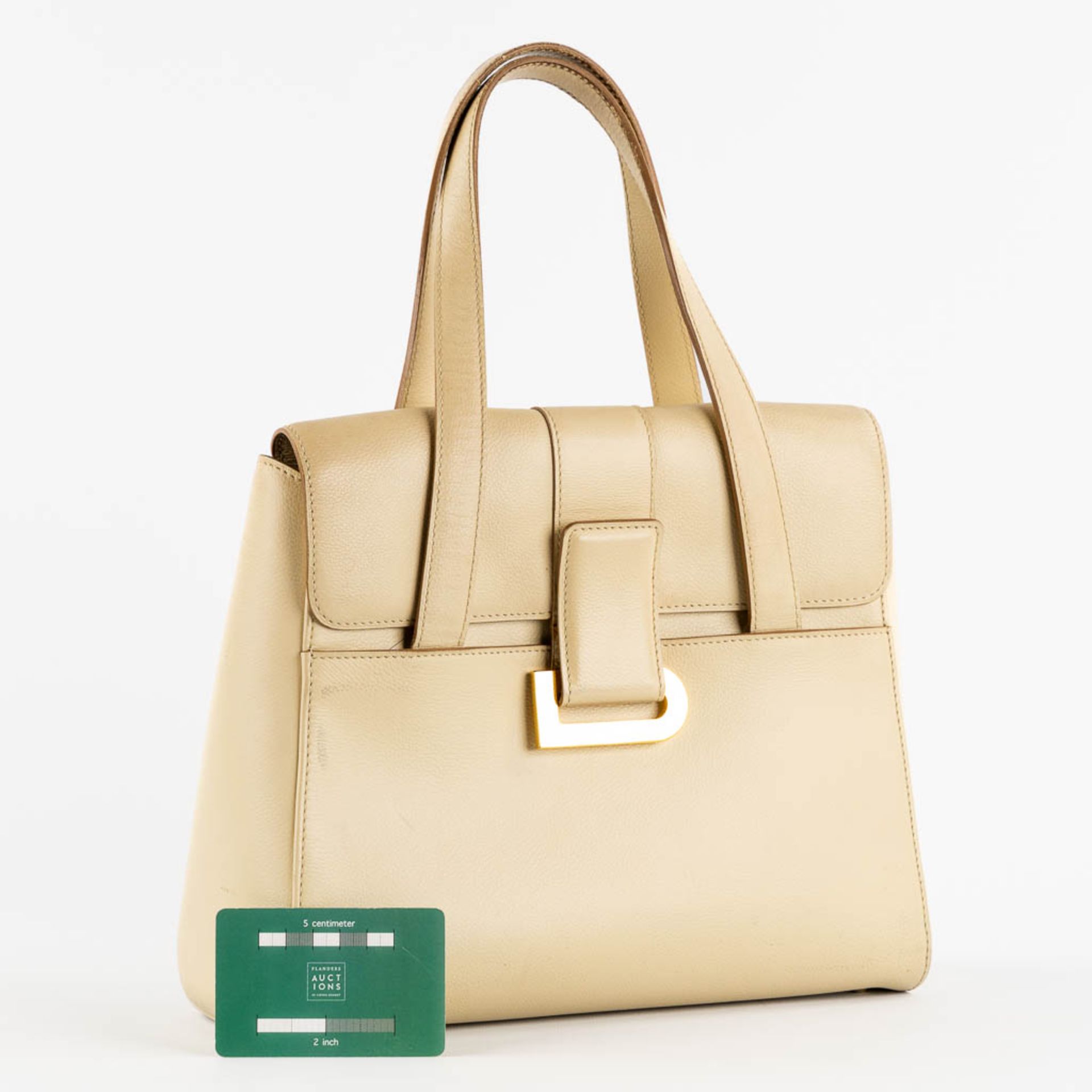 Delvaux model 'Reverie' Jumping, Ivoire. Ivory coloured leather. (L:11 x W:28 x H:23 cm) - Image 2 of 20