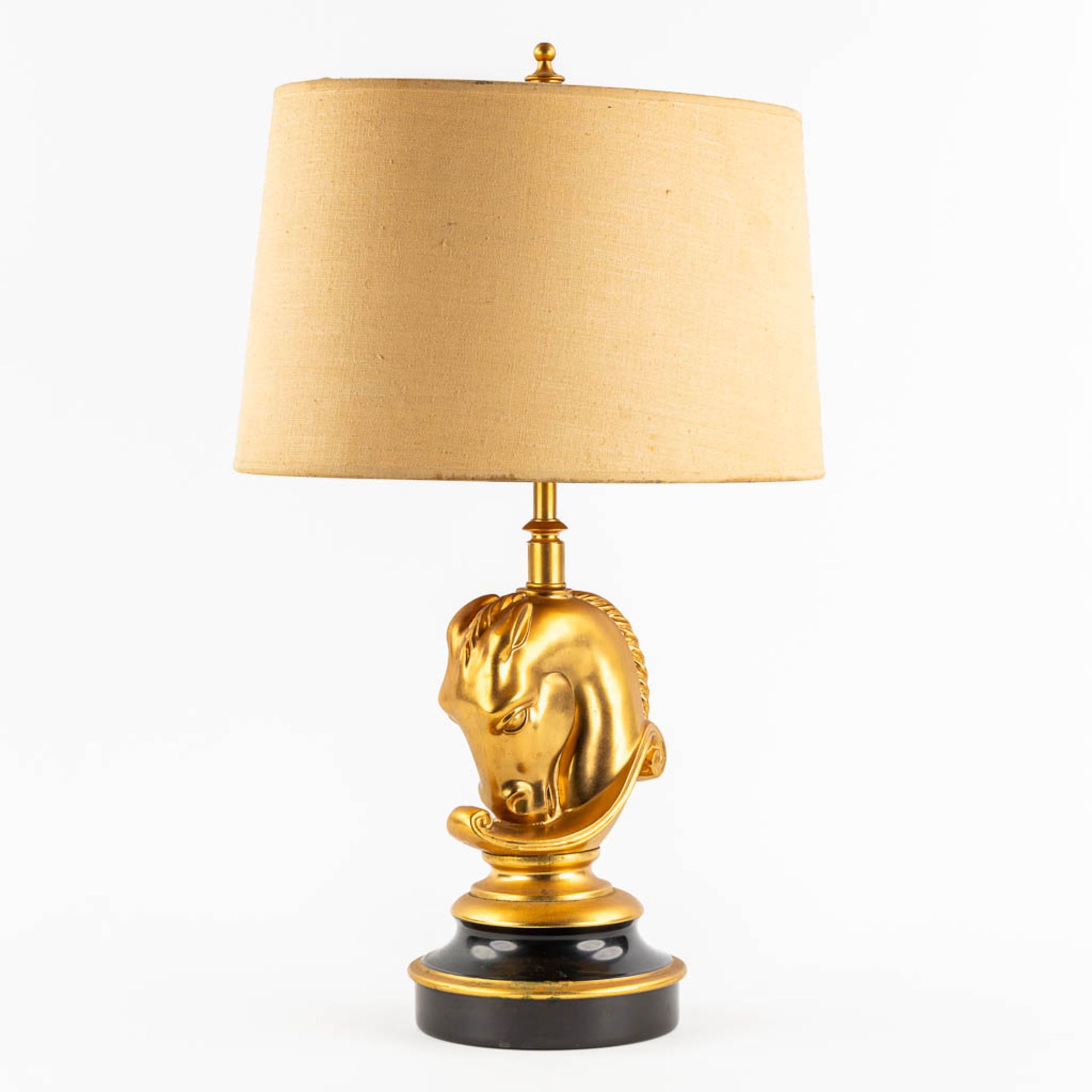 Deknudt, 'Horse Head' a table lamp. (H:67 x D:20 cm) - Bild 3 aus 8