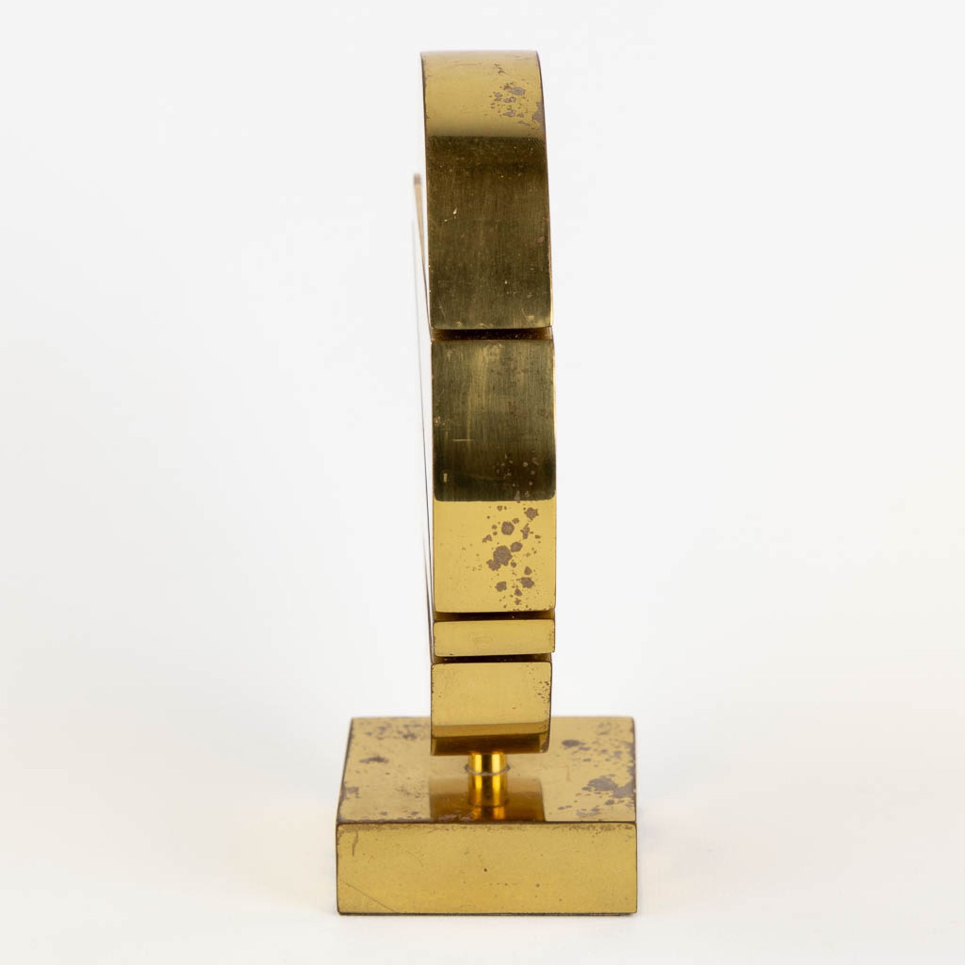Nicolas TIMAR (1939) 'Revolving sculpture' polished bronze. (H:16,5 x D:14 cm) - Image 3 of 10