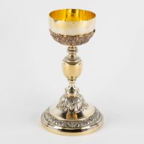 De Meyer-Van Den Berghe (1805-1871) 'Chalice' Neobaroque, Ghent, Belgium, 1831-1869. (H:24,5 x D:14