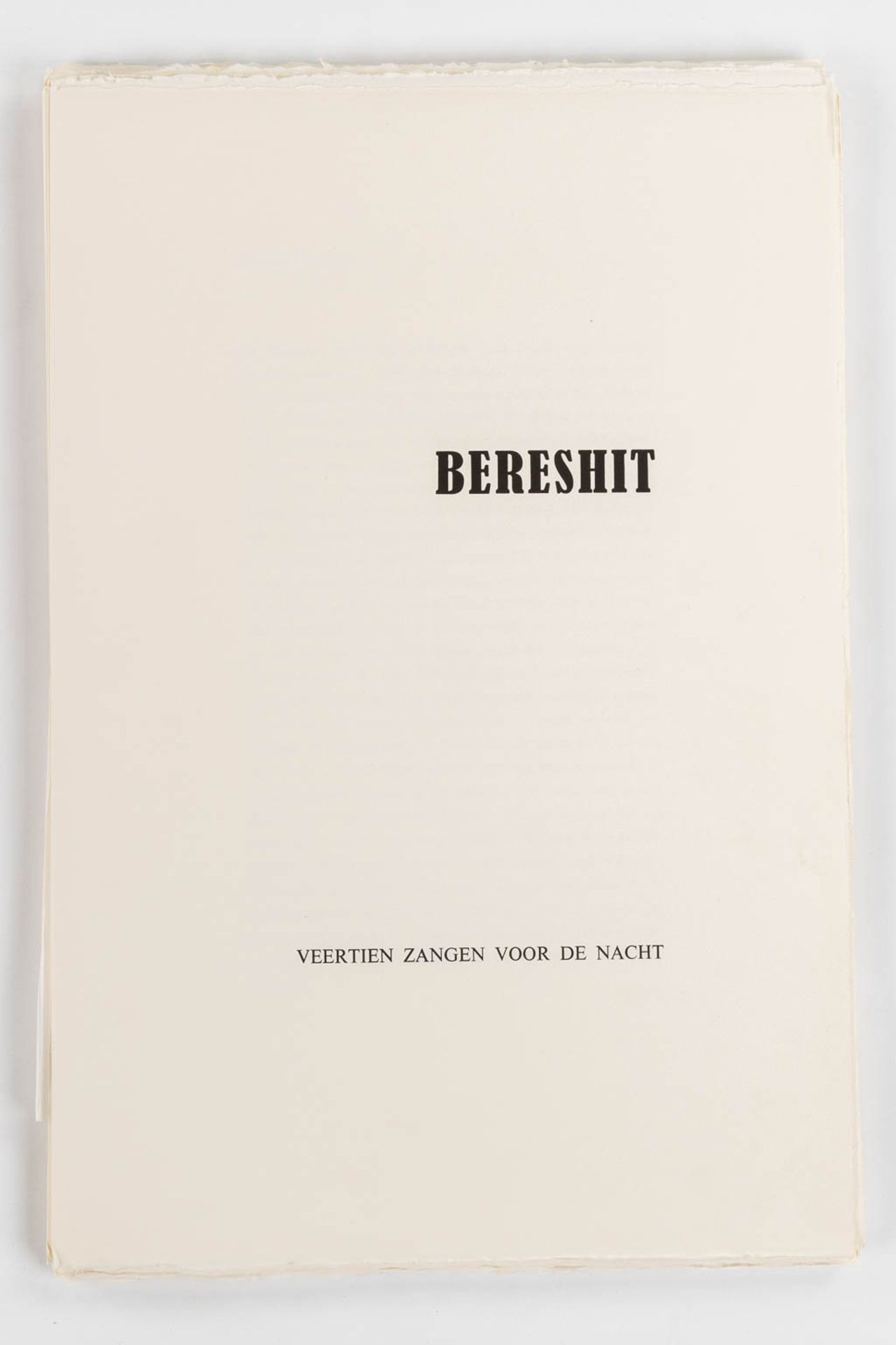 Yves RHAYÉ (1936-1995) 'Bereshit' A collection of poems and 14 serigraphs. 29/30. (L:4 x W:41 x H:64 - Image 6 of 20