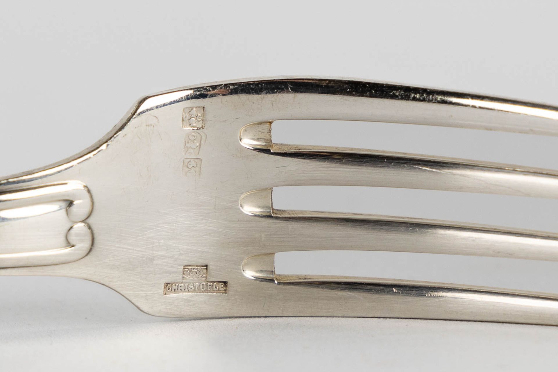 Christofle Vendome, 61-piece silver-plated cutlery in a storage box. (L:30 x W:39 x H:25 cm) - Bild 5 aus 16