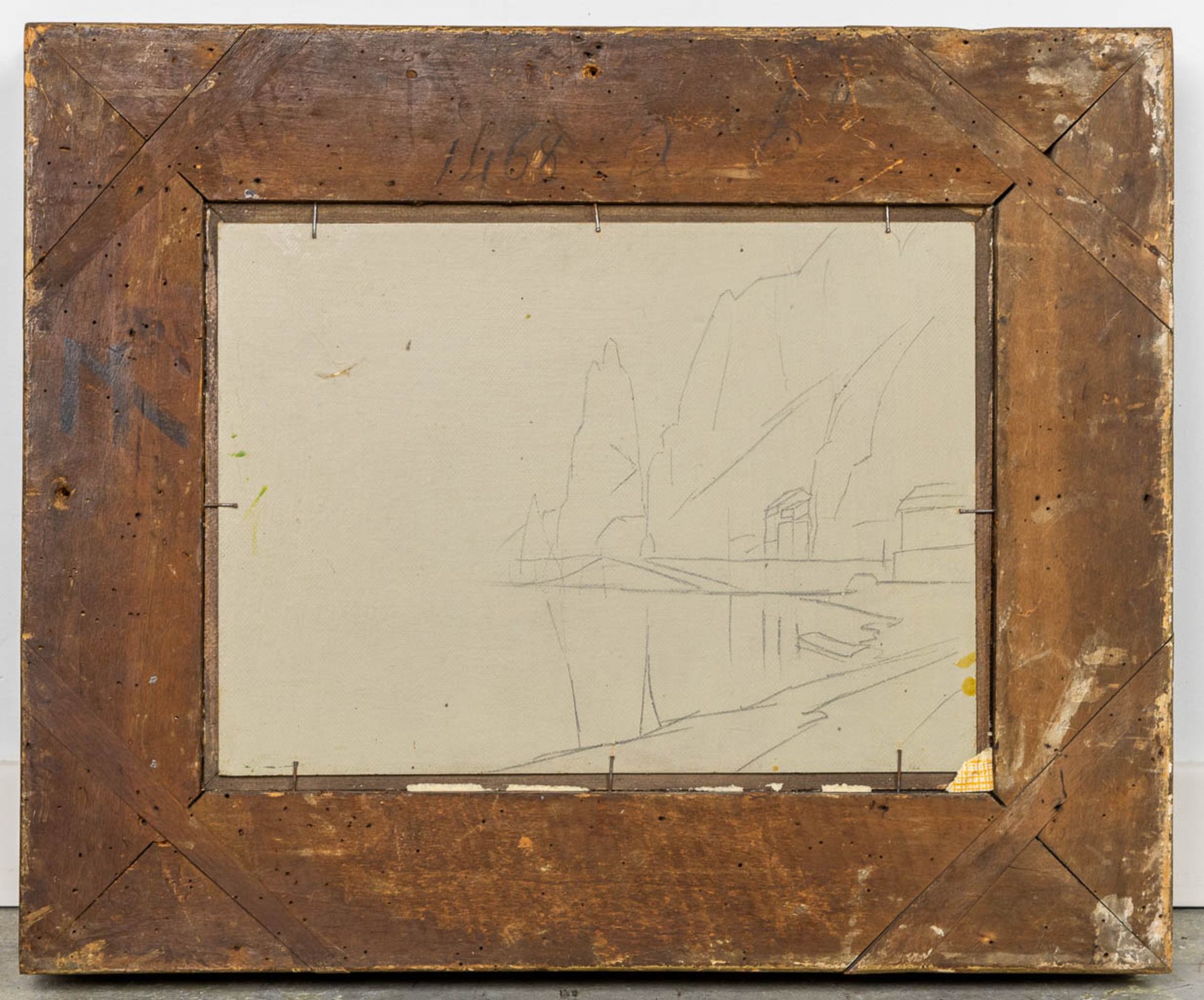 Gilbert Maurice HUBIN (1904-1982) 'Two Landscapes' oil on board. 1927. (W:32 x H:23 cm) - Bild 12 aus 12