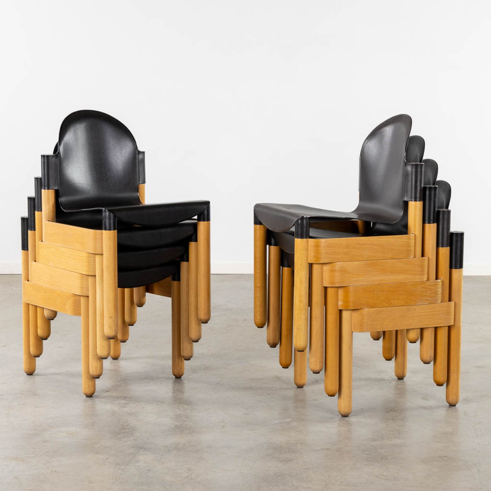 Gerd LANGE (1931) 'Flex' 8 chairs for Thonet. (L:47 x W:47 x H:80 cm) - Image 11 of 11