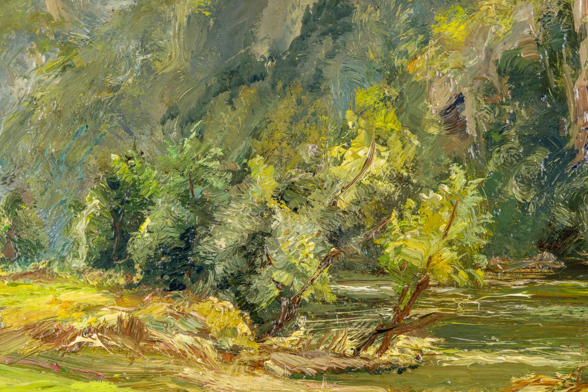 Gilbert Maurice HUBIN (1904-1982) 'Two Landscapes' oil on board. 1927. (W:32 x H:23 cm) - Bild 10 aus 12