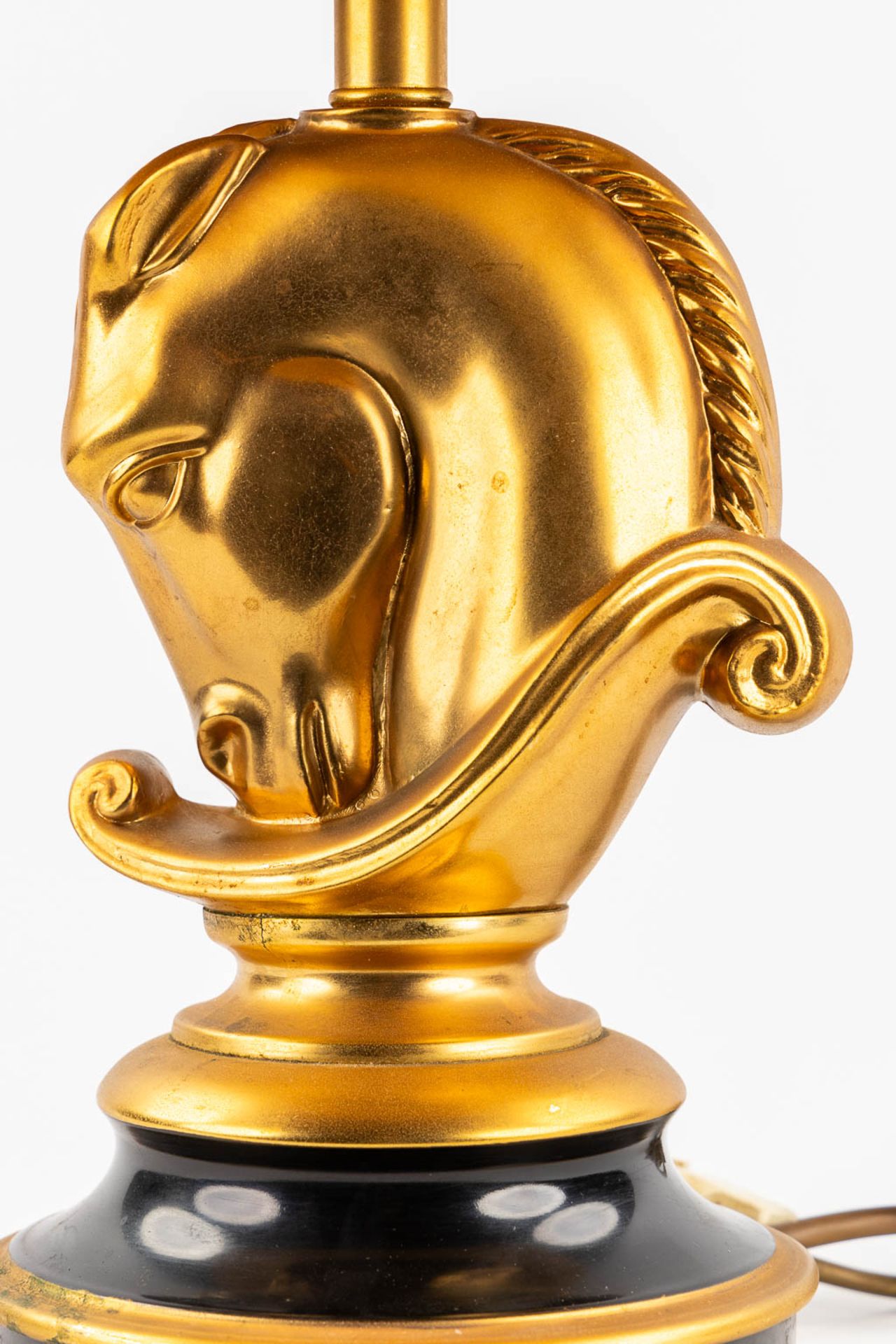 Deknudt, 'Horse Head' a table lamp. (H:67 x D:20 cm) - Bild 8 aus 8
