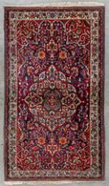 An Oriental hand-made carpet, Bakthiari. (L:237 x W:135 cm)