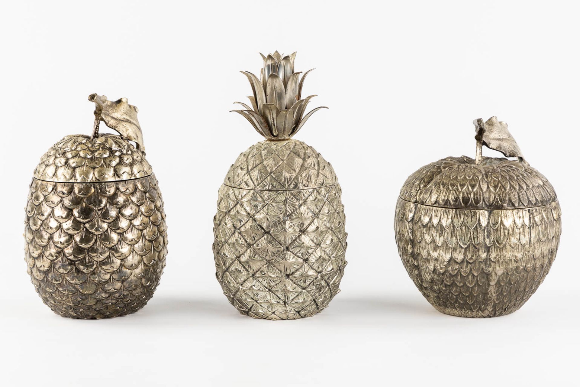 Mauro MANETTI (1946) 'Three ice pails' Pineapple, Acorn and Apple. (H:26,5 x D:13 cm) - Bild 4 aus 11