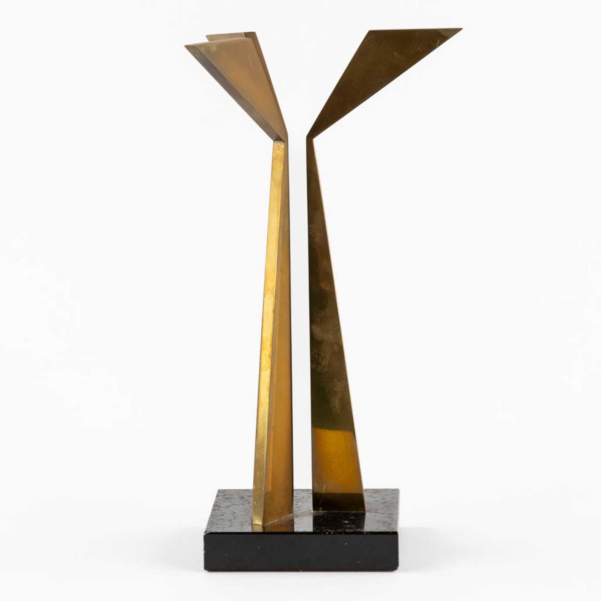 Nicolas TIMAR (1939) 'Two sculptures' polished bronze. (H:30,5 cm) - Image 13 of 19