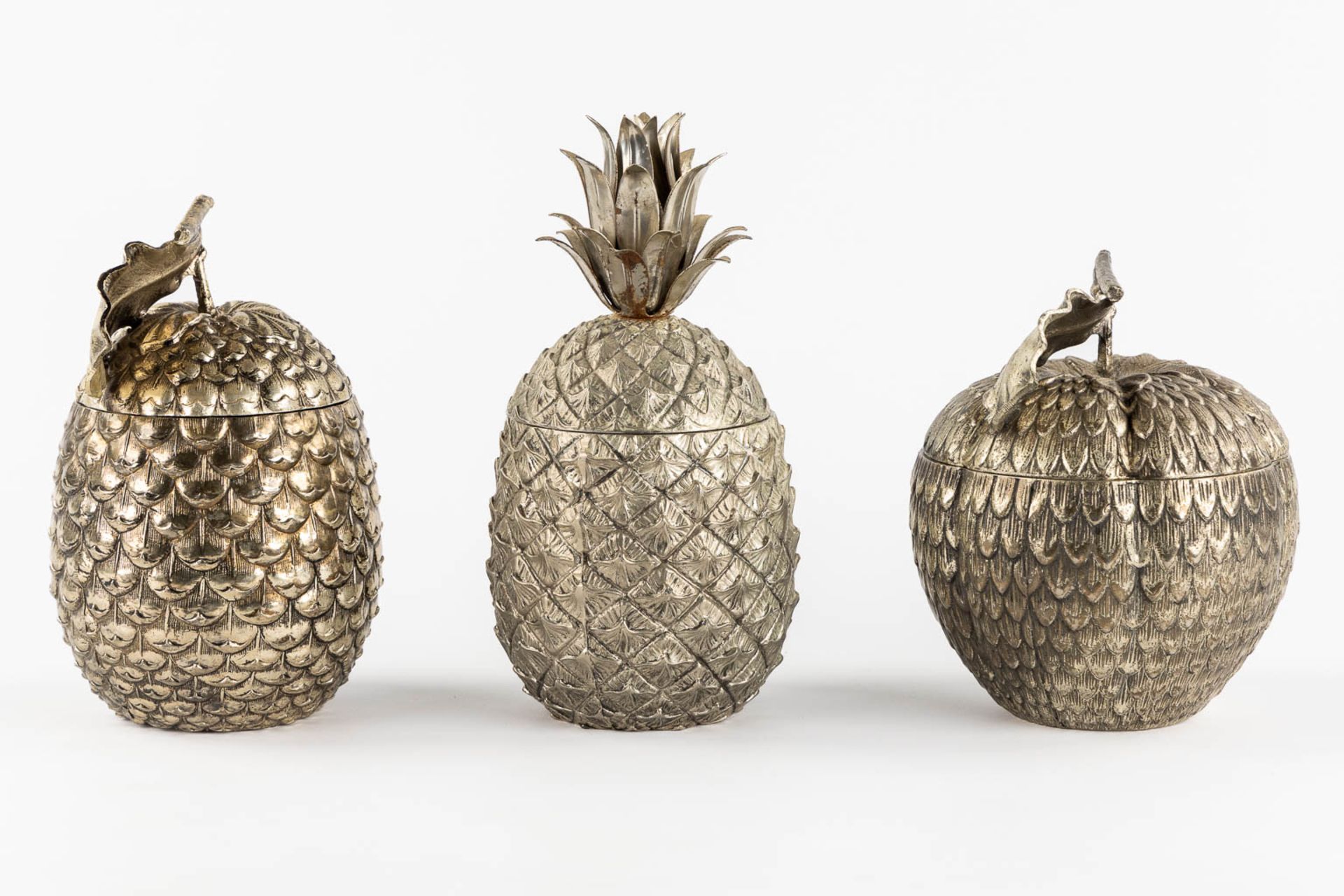 Mauro MANETTI (1946) 'Three ice pails' Pineapple, Acorn and Apple. (H:26,5 x D:13 cm) - Bild 6 aus 11