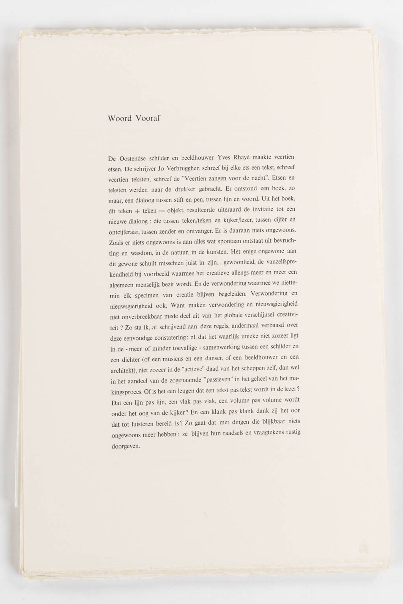 Yves RHAYÉ (1936-1995) 'Bereshit' A collection of poems and 14 serigraphs. 29/30. (L:4 x W:41 x H:64 - Image 7 of 20