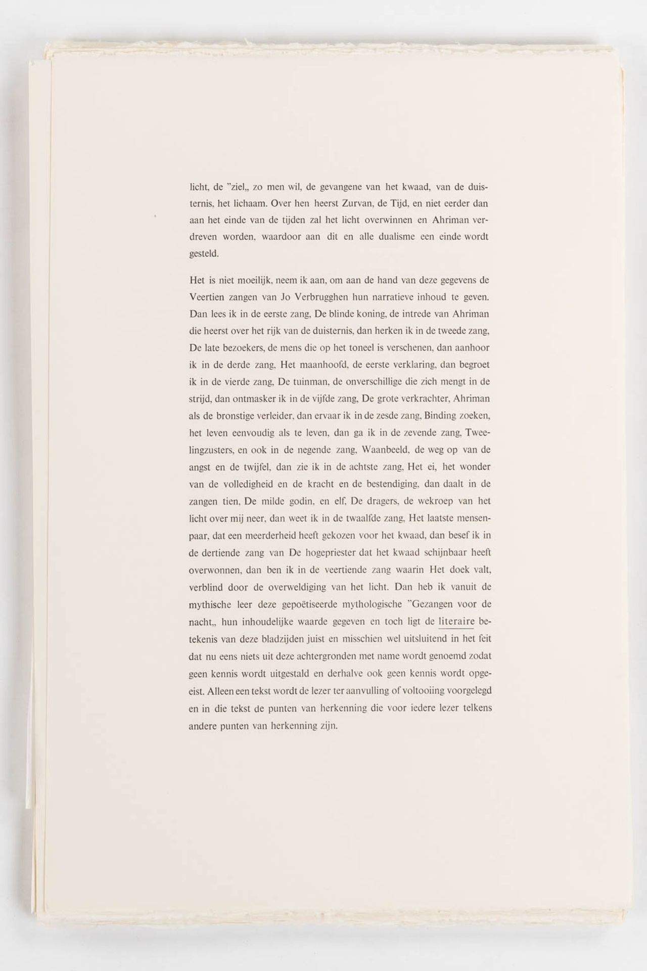 Yves RHAYÉ (1936-1995) 'Bereshit' A collection of poems and 14 serigraphs. 29/30. (L:4 x W:41 x H:64 - Image 10 of 20